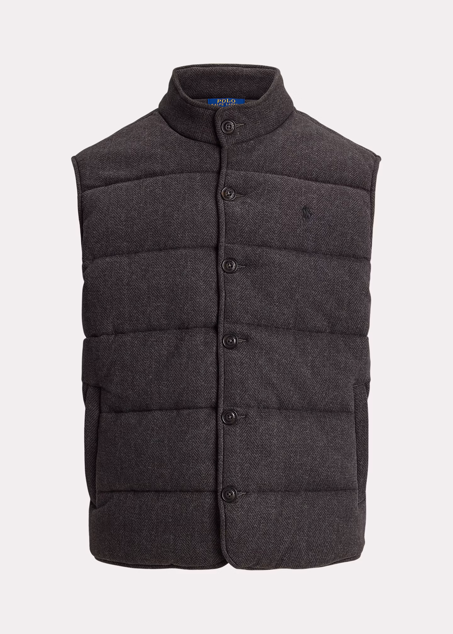 Gerippte Weste mit Fischgratmuster - RALPH LAUREN OUTLET