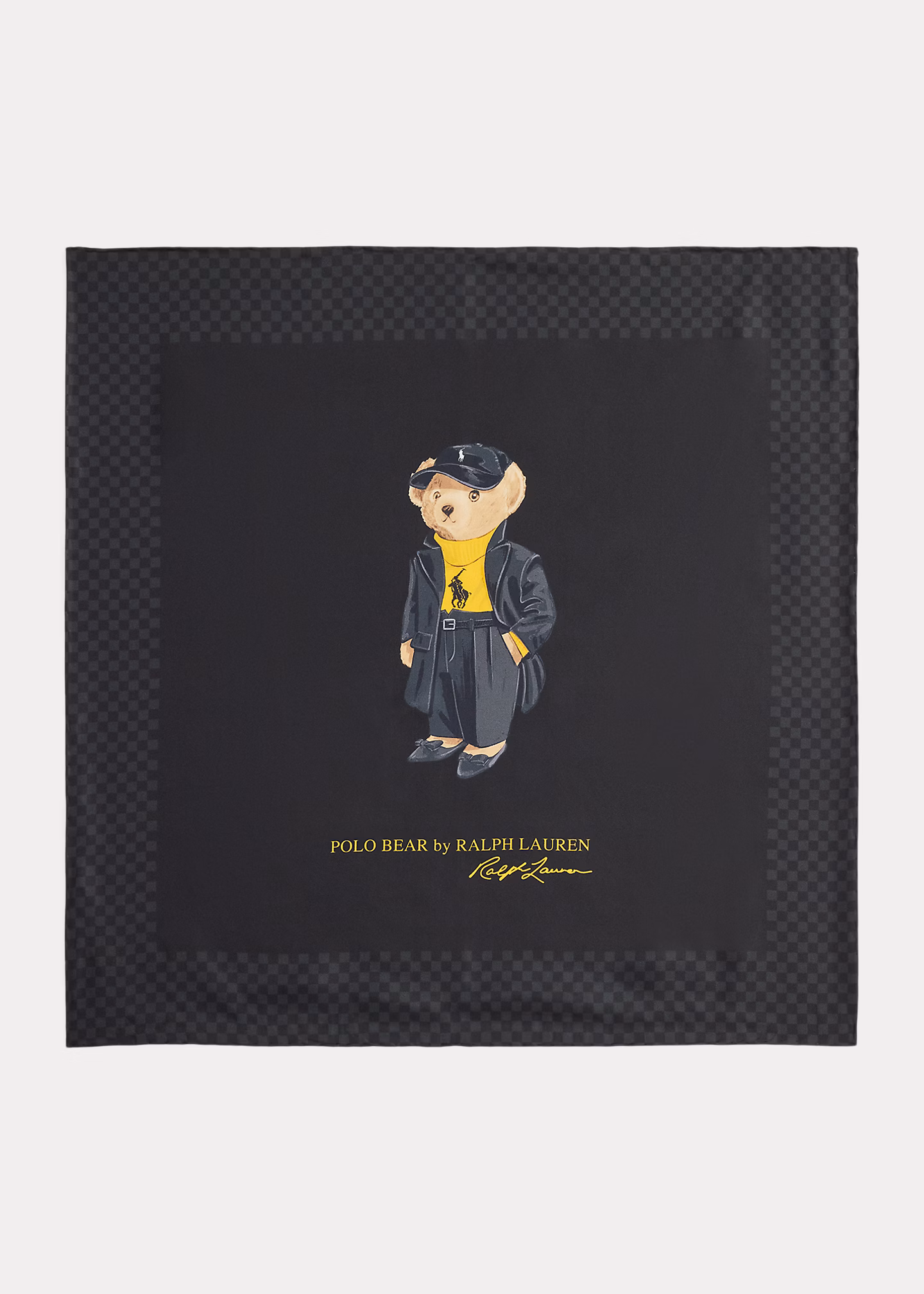 Quadratisches Seidentuch mit Polo Bear - RALPH LAUREN OUTLET