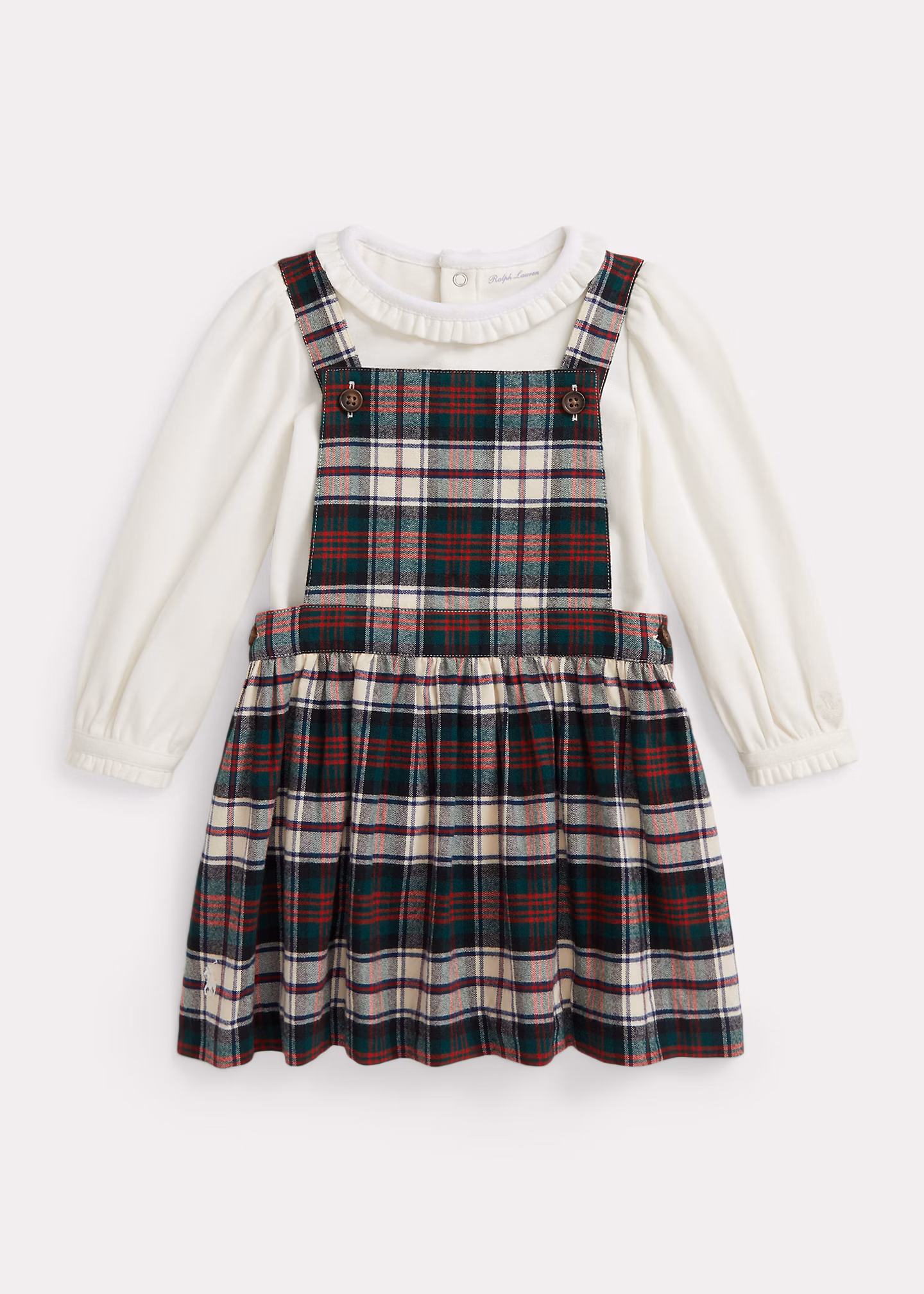 Babybody und kariertes Kleid im Set - RALPH LAUREN OUTLET