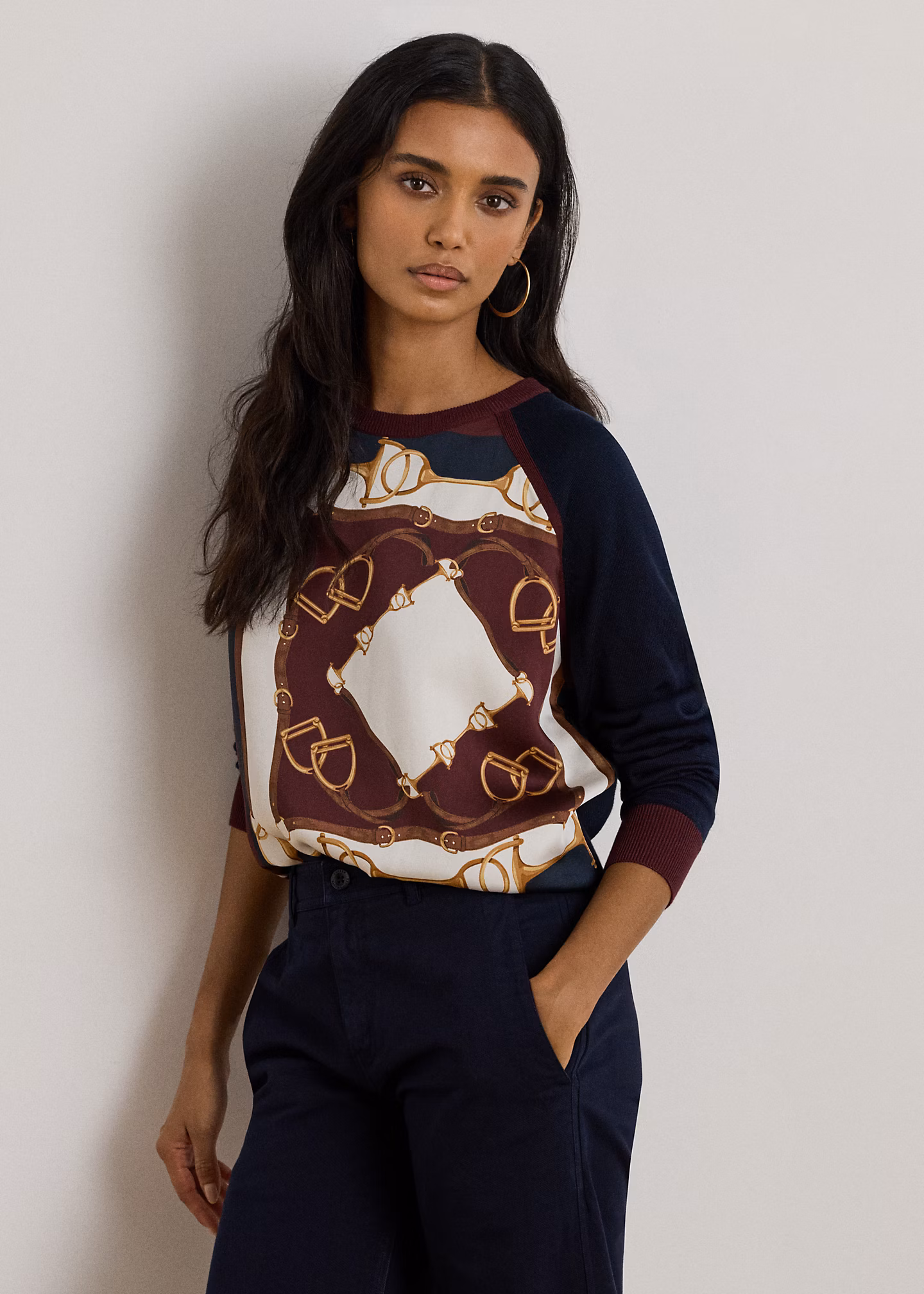 Pullover mit Reitsport-Druck - RALPH LAUREN OUTLET