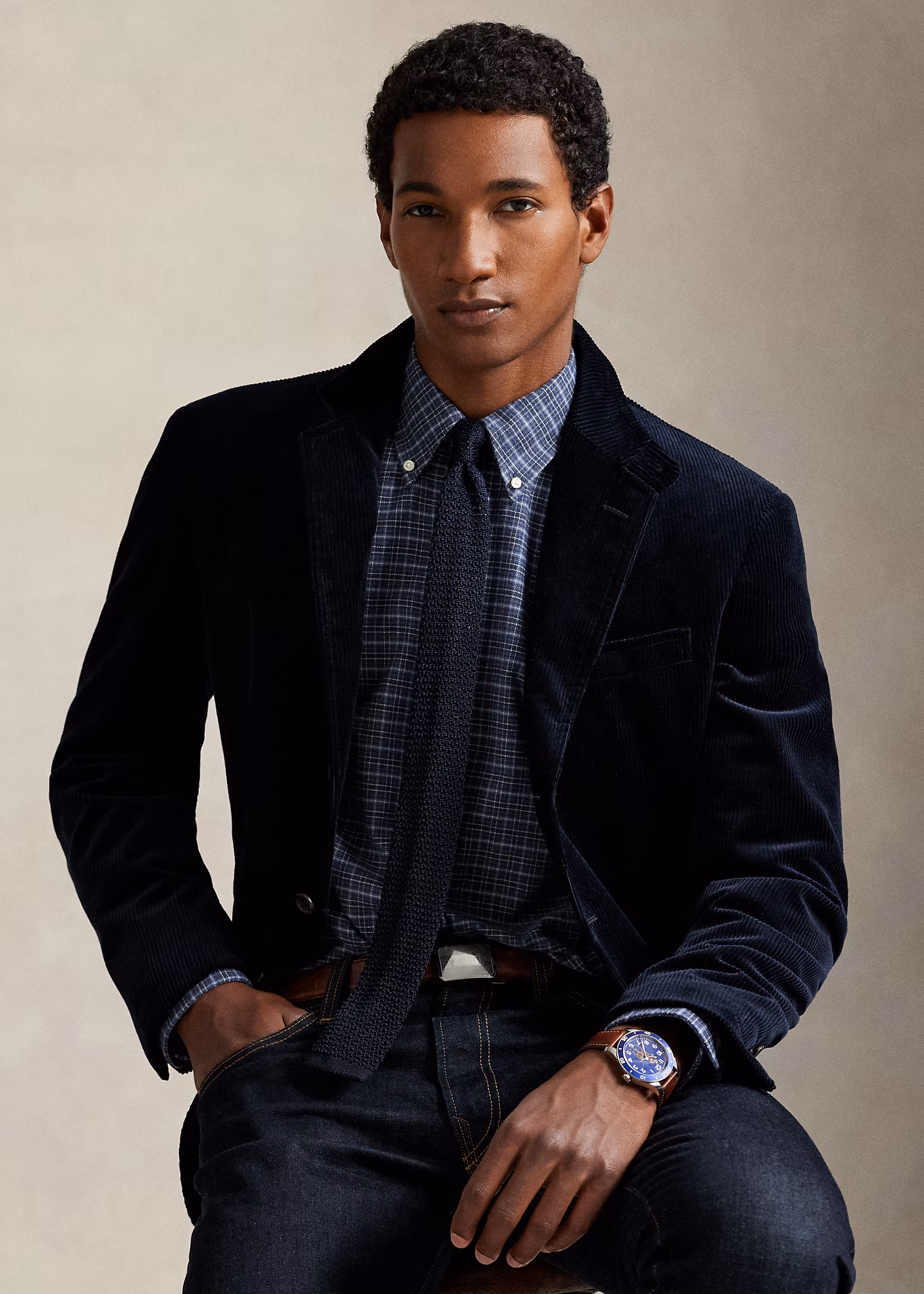 Custom-Fit Karo-Funktionshemd aus Twill - RALPH LAUREN OUTLET