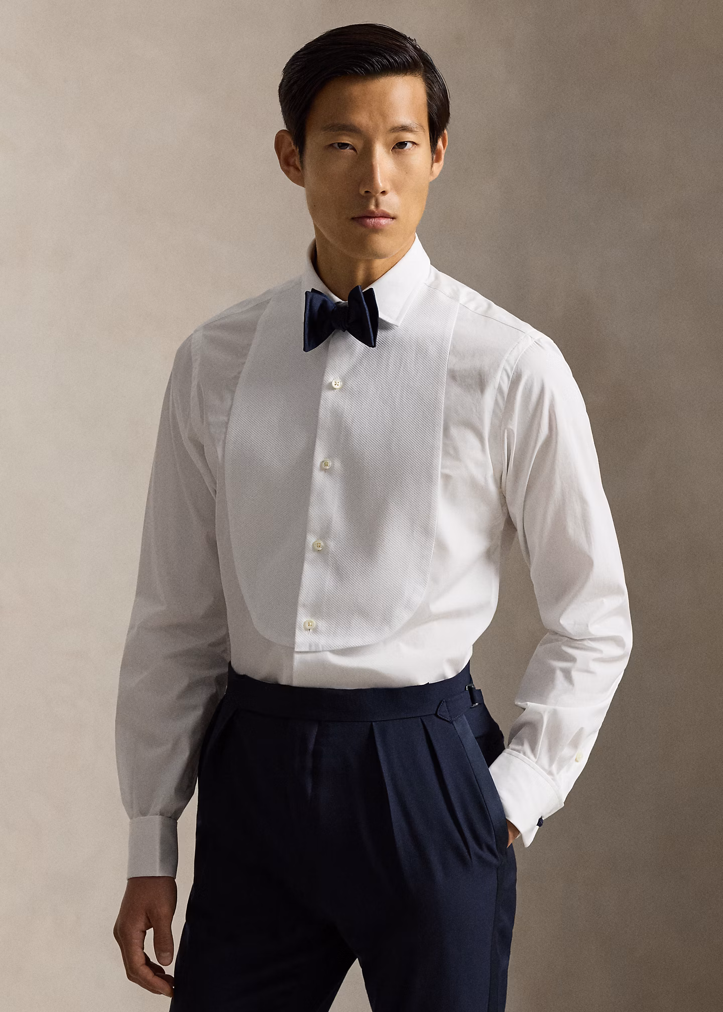 Smokinghemd mit Umschlagmanschetten - RALPH LAUREN OUTLET