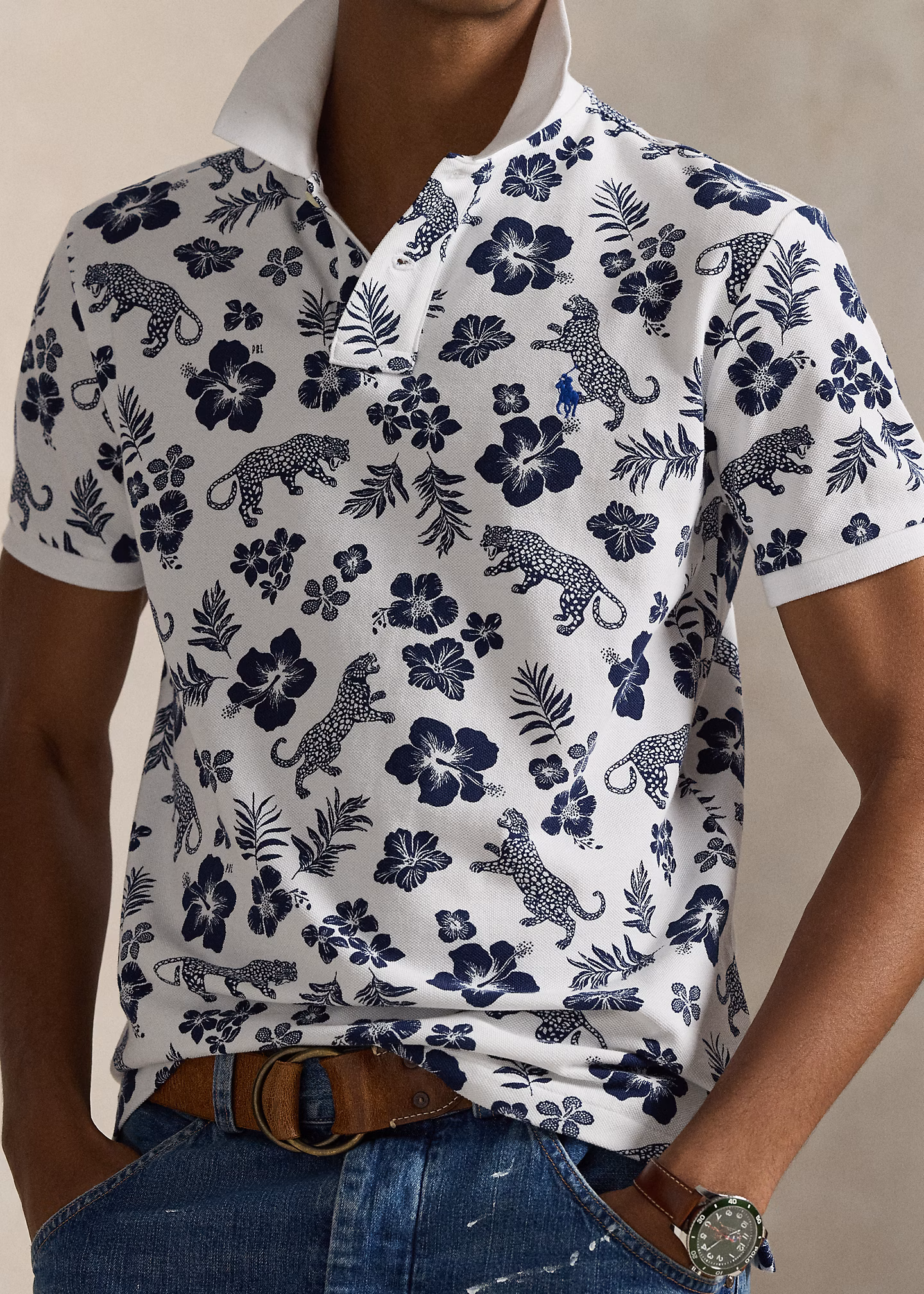 Custom-Slim-Fit Poloshirt aus Piqué - RALPH LAUREN OUTLET