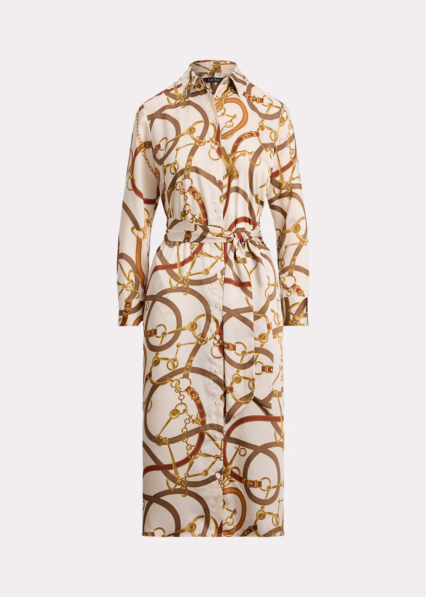 Twill-Hemdkleid mit Gürteldruck - RALPH LAUREN OUTLET