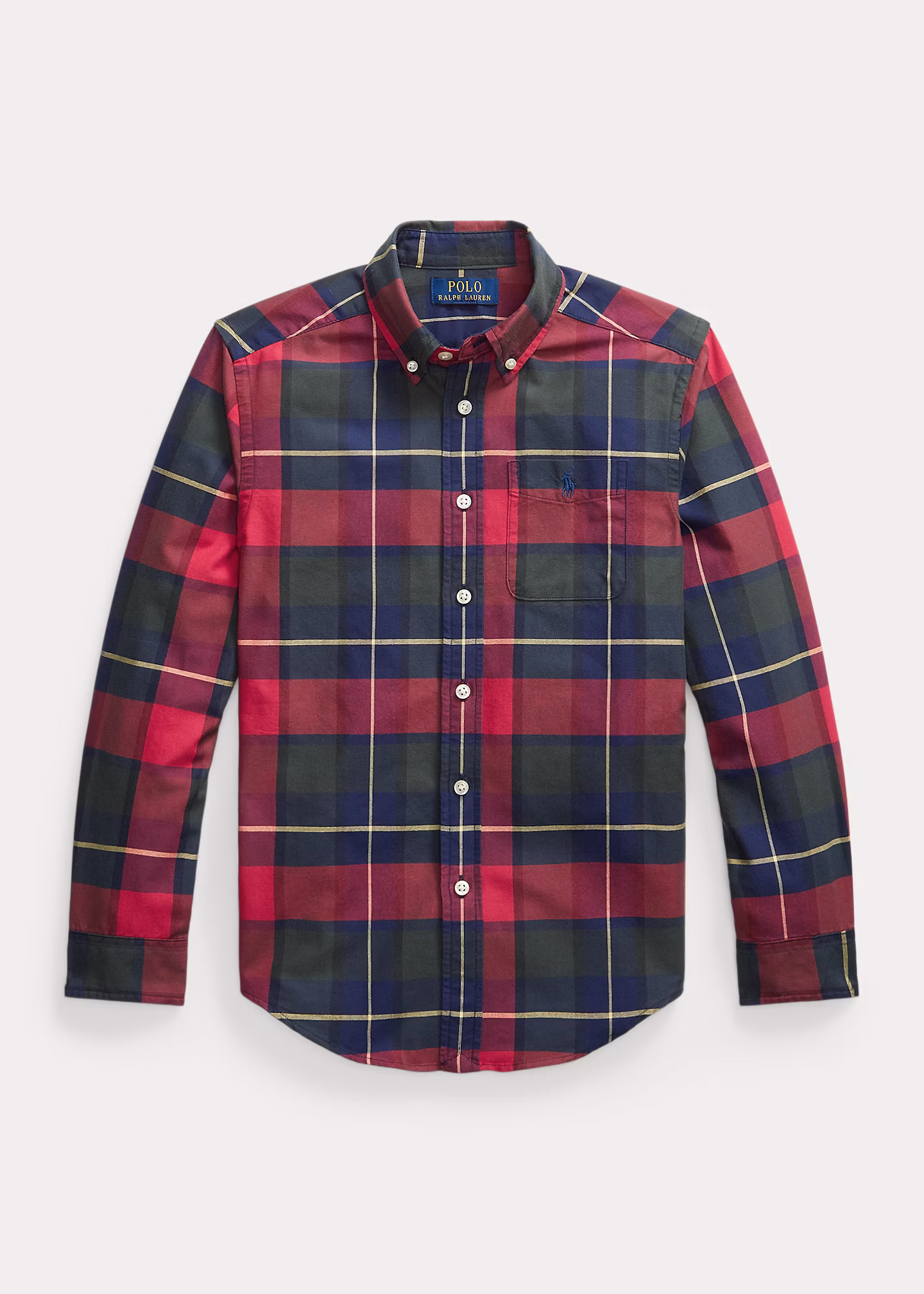 Kariertes Hemd aus Baumwolloxford - RALPH LAUREN OUTLET