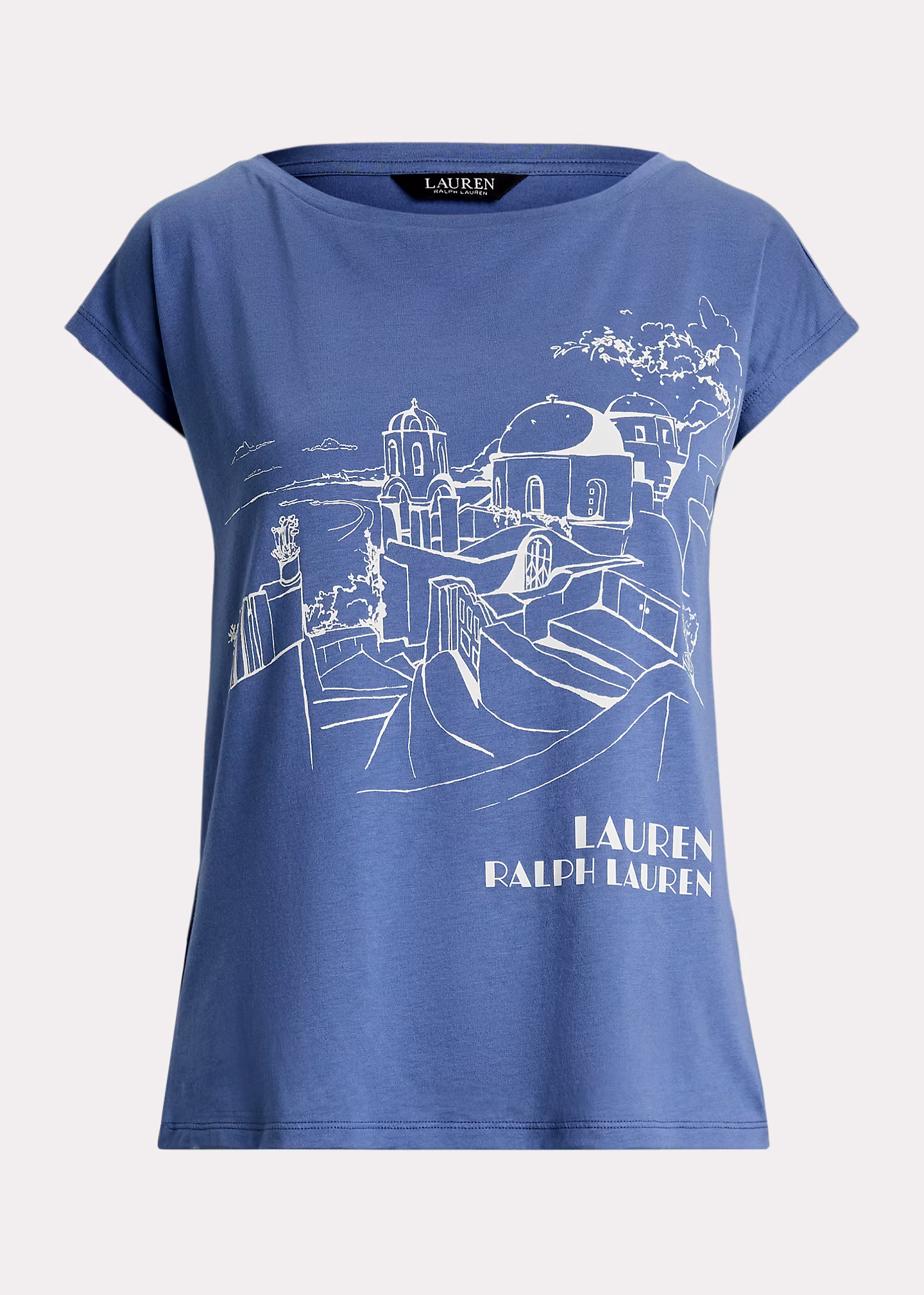 Grafik-T-Shirt aus Jersey - RALPH LAUREN OUTLET