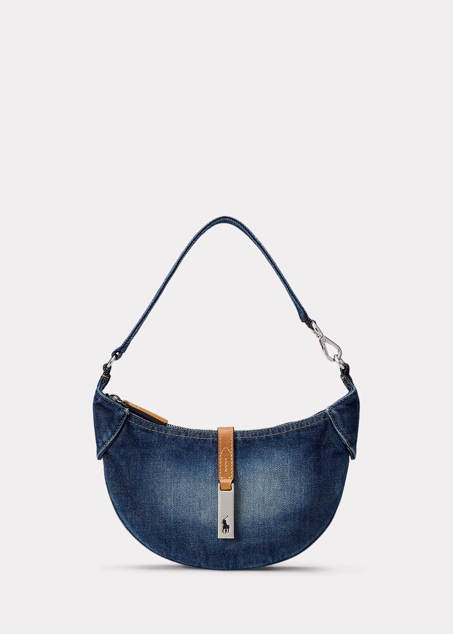 Mini-Schultertasche Polo ID aus Denim - RALPH LAUREN OUTLET