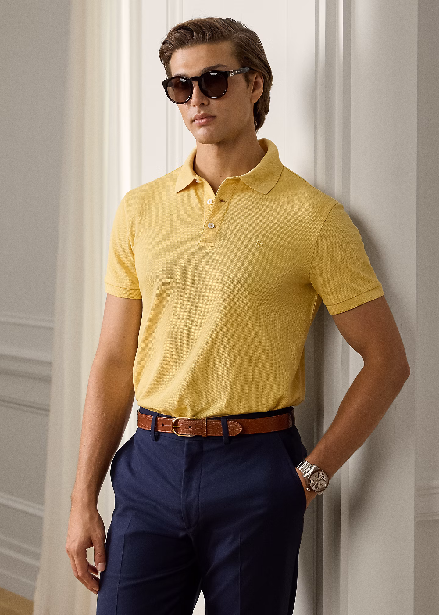 Custom-Slim-Fit Piqué-Poloshirt - RALPH LAUREN OUTLET