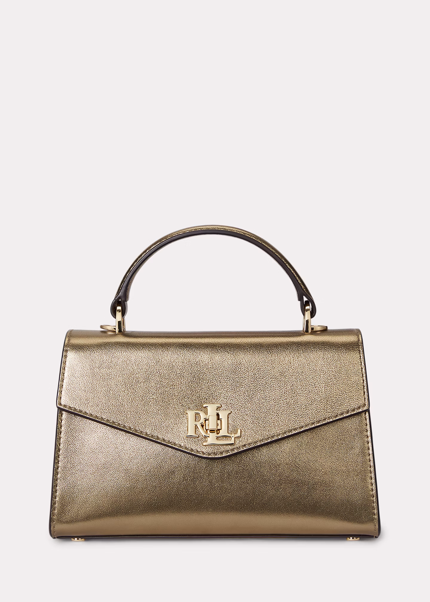 Umhängetasche Farrah aus Metallic-Leder - RALPH LAUREN OUTLET