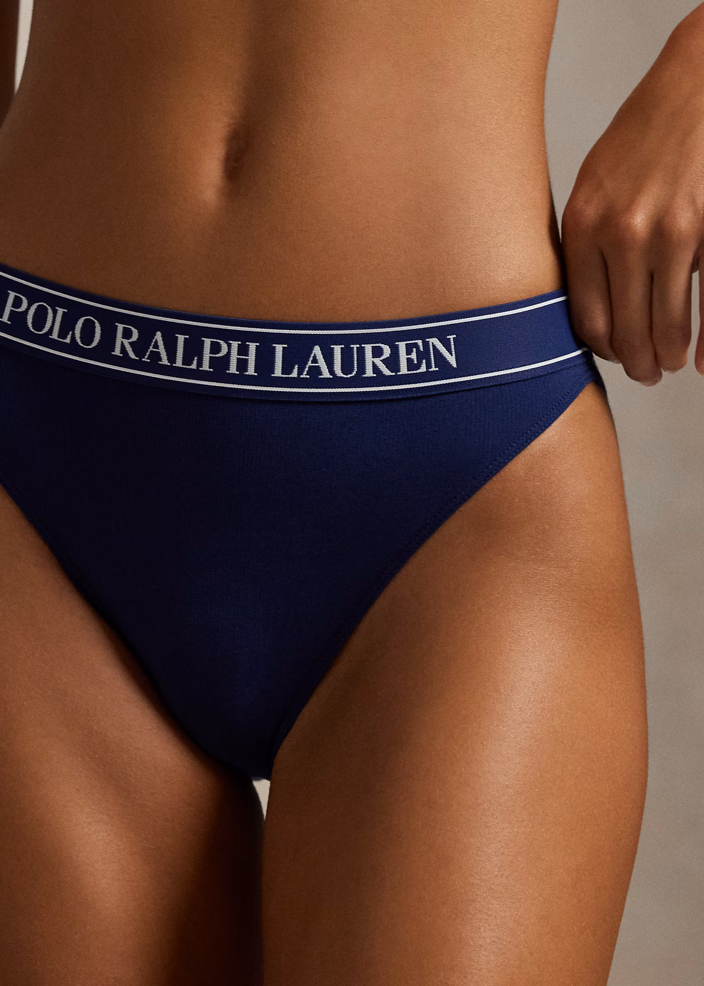 3er-Pack Bikinihosen mit Logobund - RALPH LAUREN OUTLET