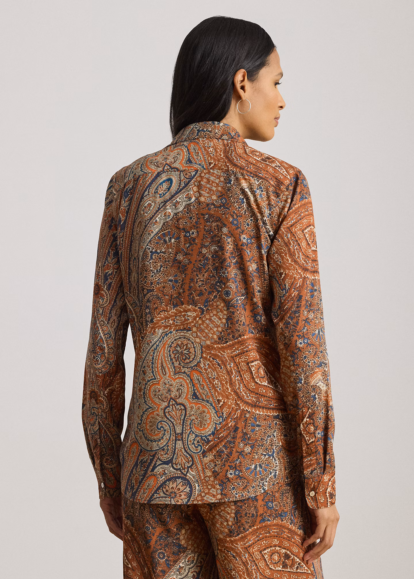 Classic-Fit Crêpe-Hemd mit Paisley-Motiv - RALPH LAUREN OUTLET