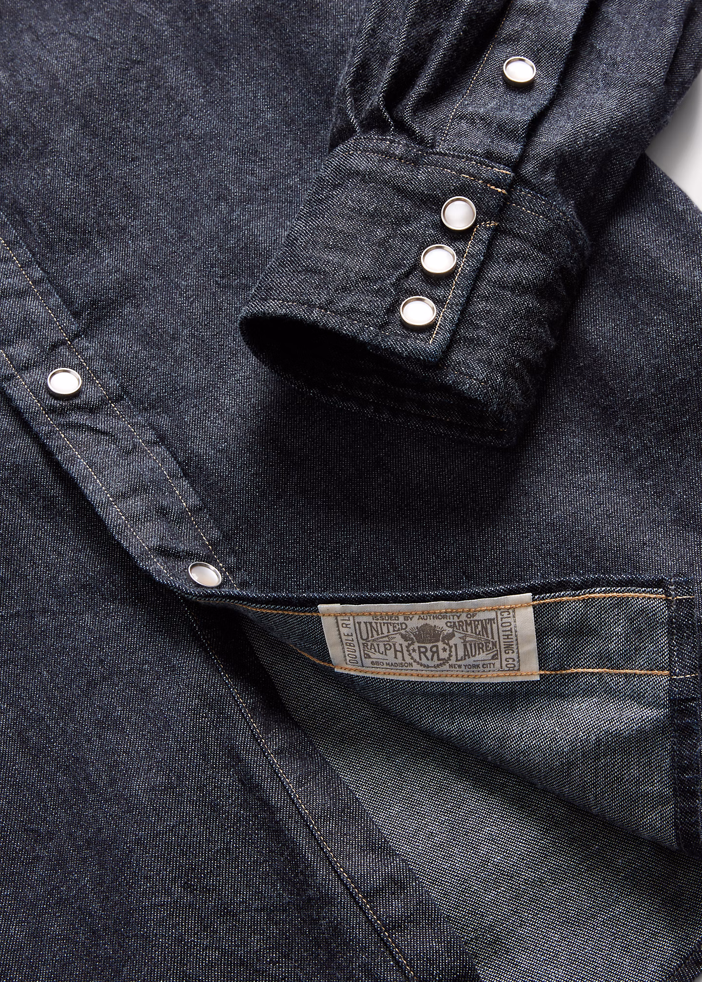 Slim-Fit-Westernhemd aus Denim - RALPH LAUREN OUTLET