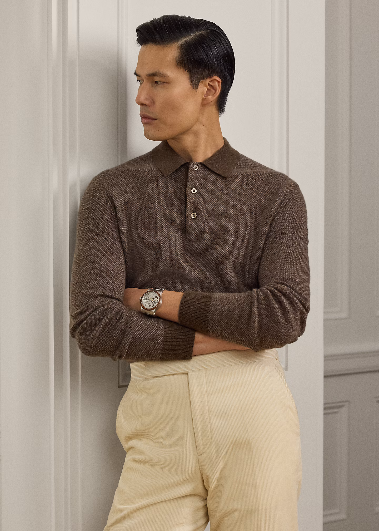 Kaschmirpullover mit Pfauenaugenmuster - RALPH LAUREN OUTLET