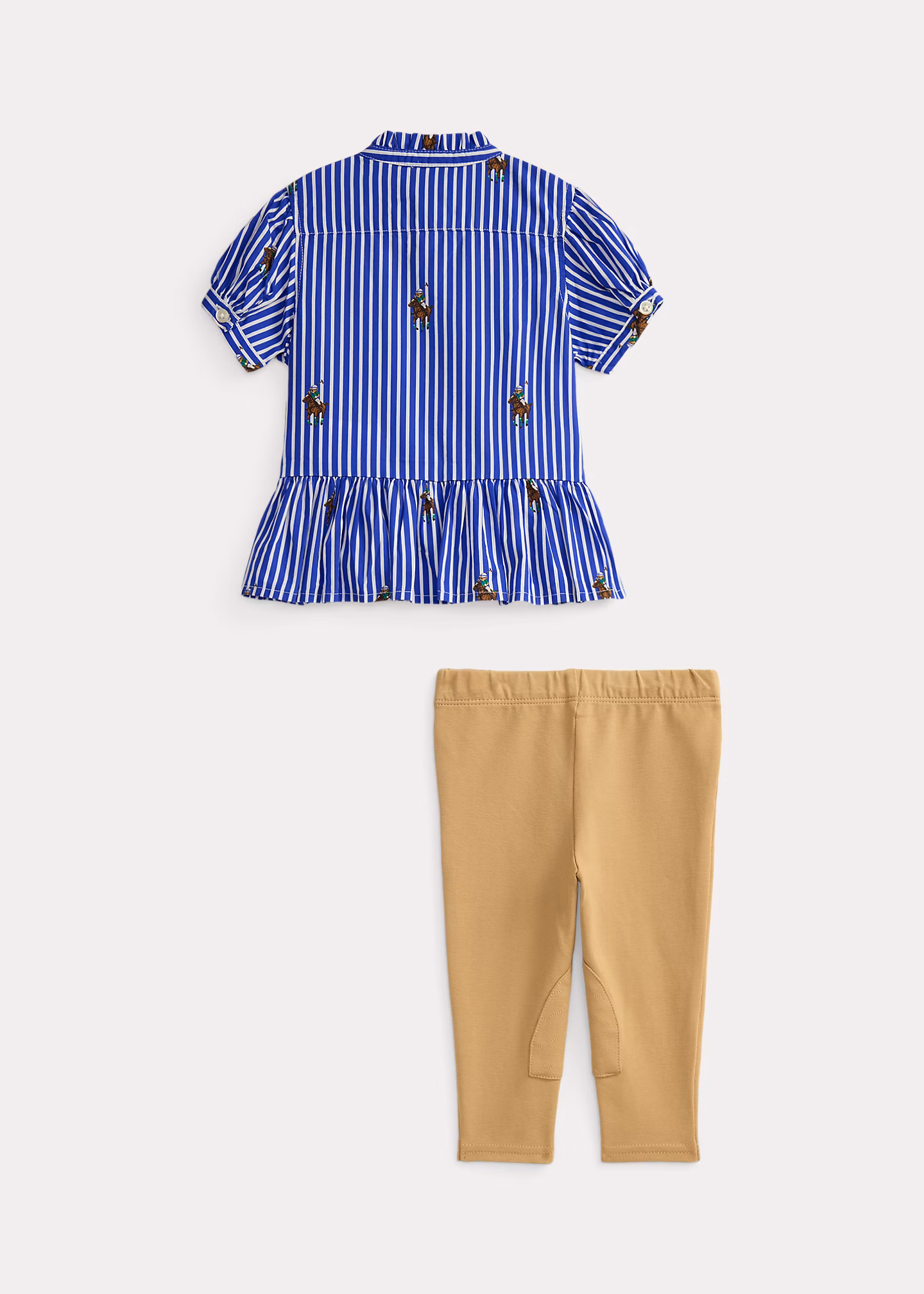 Polo Bear Baumwollhemd- & Leggings-Set - RALPH LAUREN OUTLET