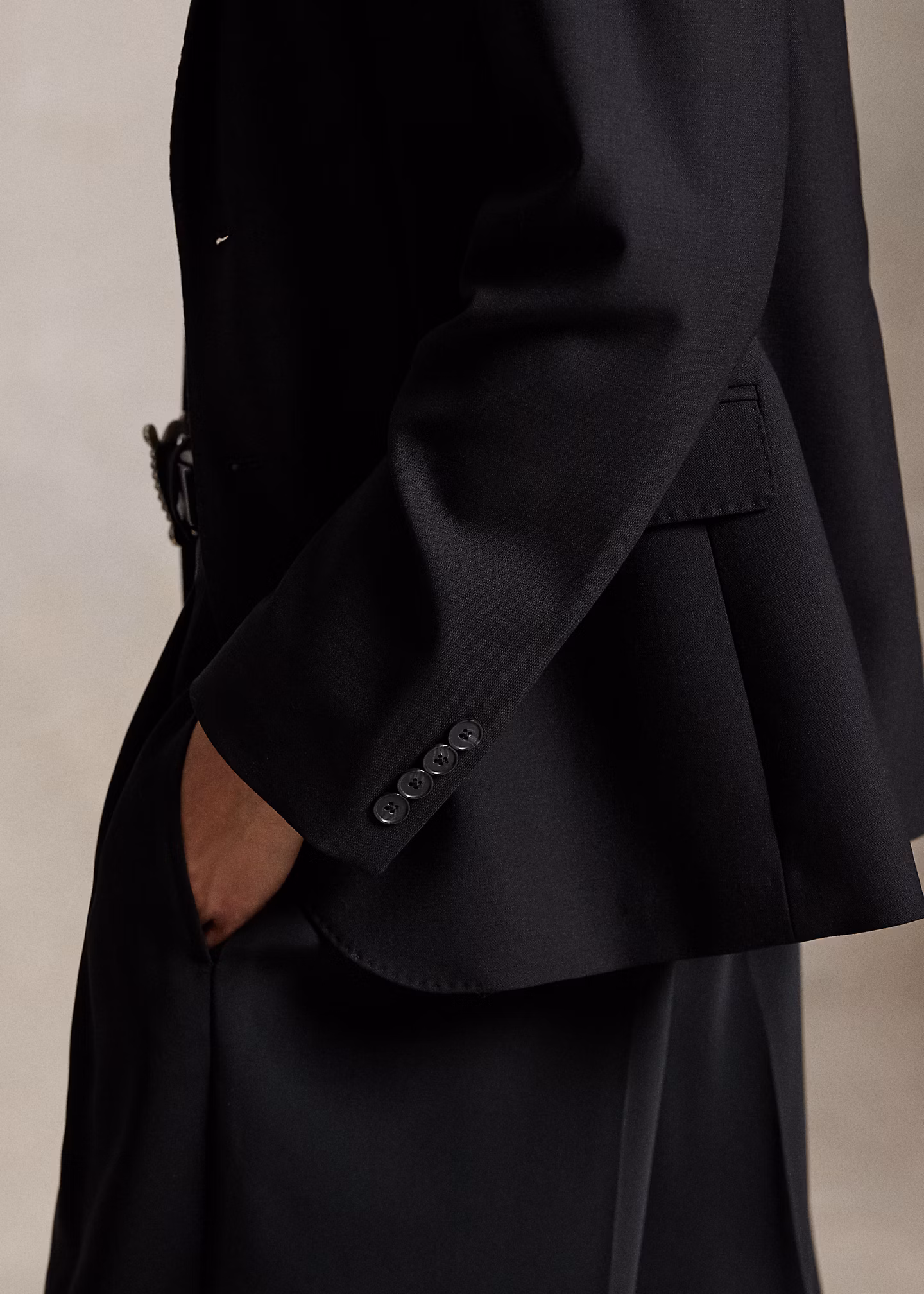 Einreihiger Stretch-Wollblazer - RALPH LAUREN OUTLET