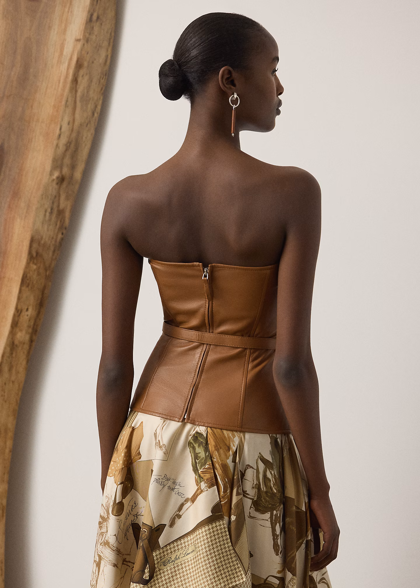 Bustier Chelsey aus Lammleder - RALPH LAUREN OUTLET