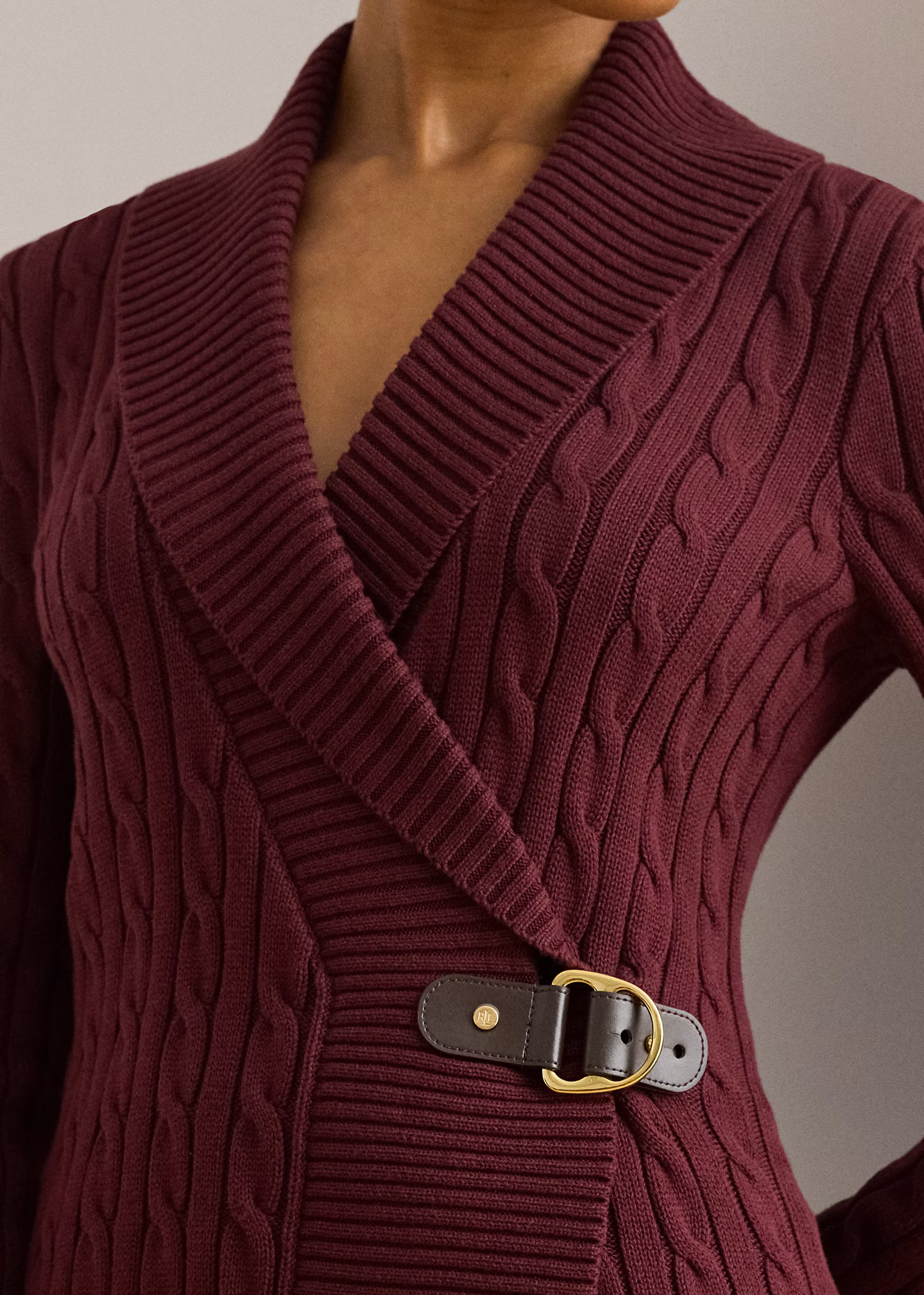 Baumwollpullover mit Schnallenakzent - RALPH LAUREN OUTLET