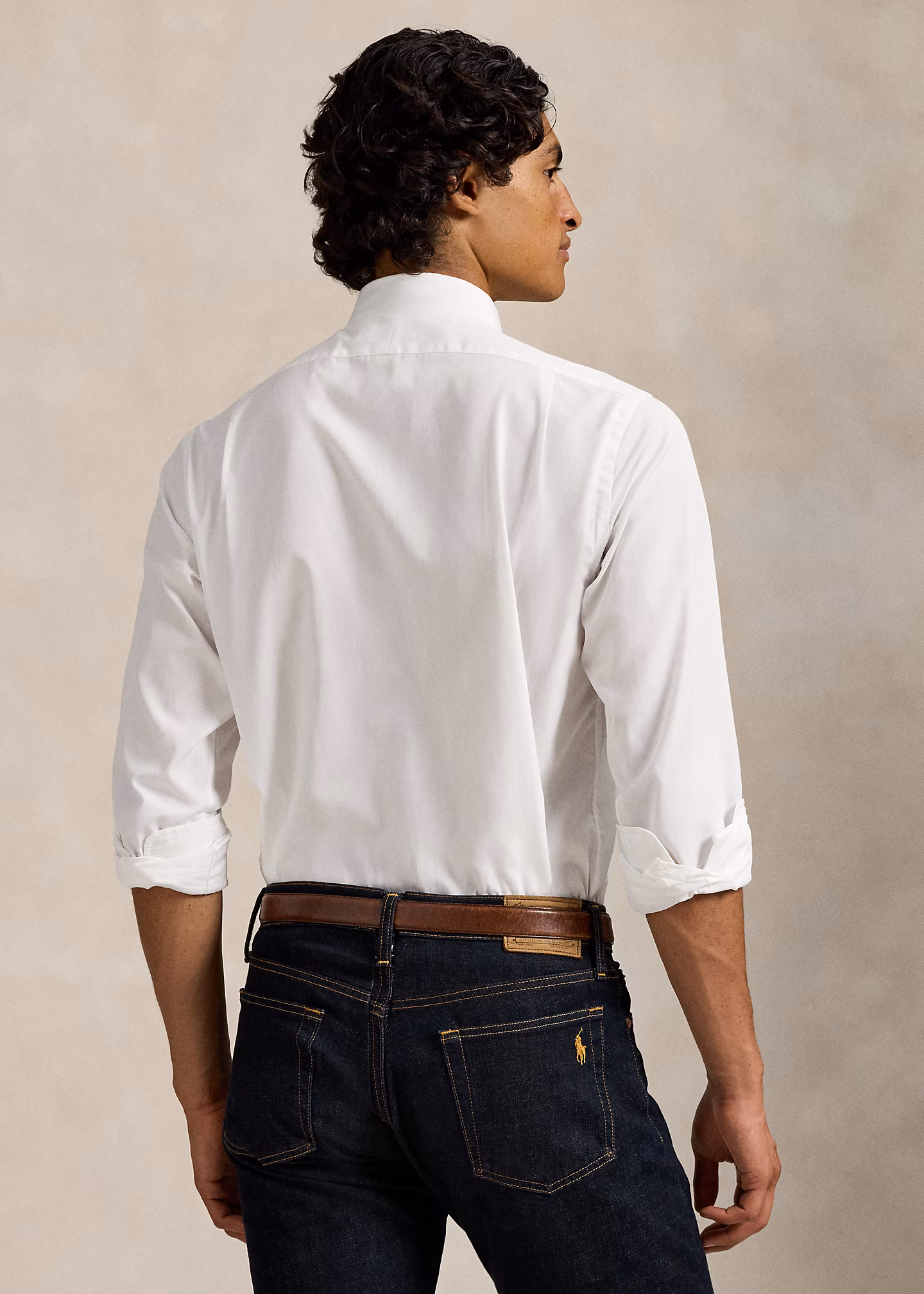 Custom-Fit Hemd aus Popeline - RALPH LAUREN OUTLET