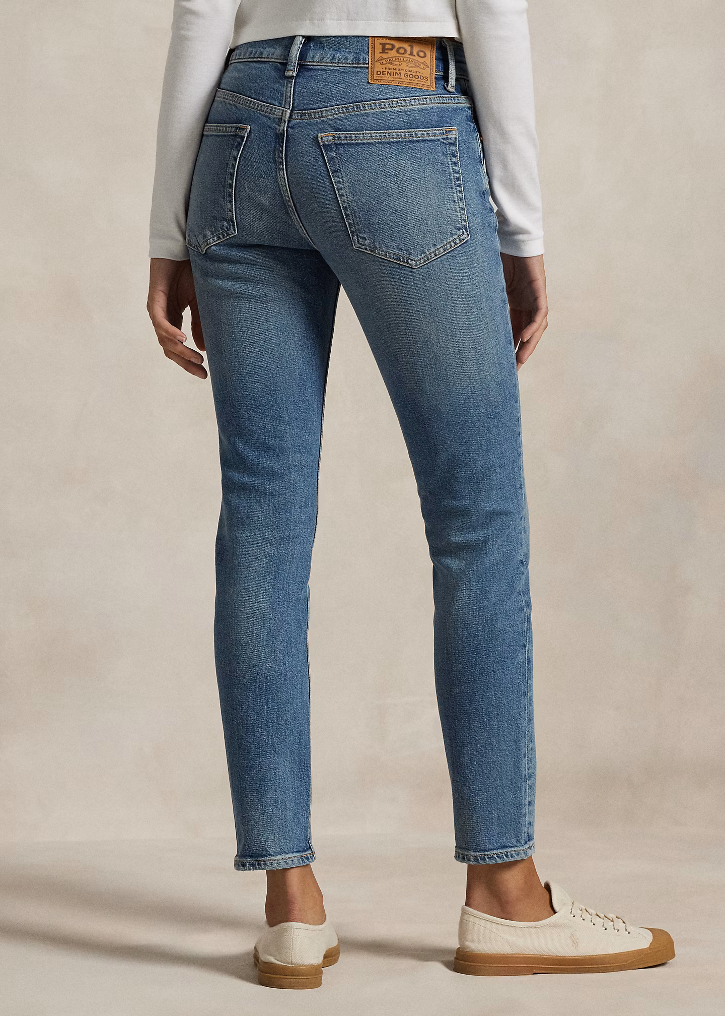 Super-Slim-Jeans mit mittlerer Leibhöhe - RALPH LAUREN OUTLET