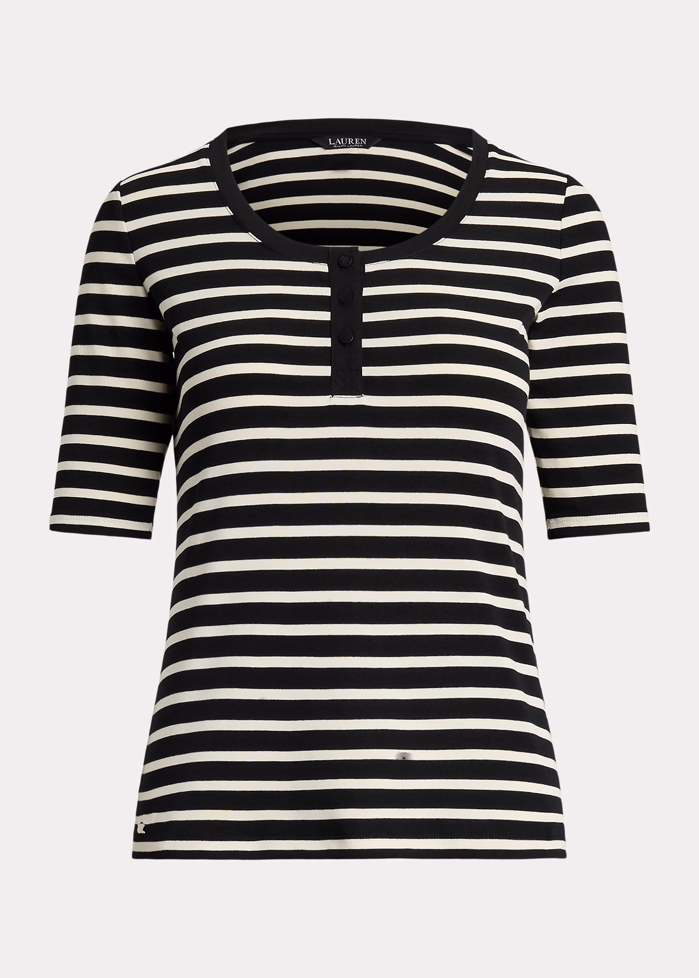 Gestreiftes Henley-Oberteil - RALPH LAUREN OUTLET