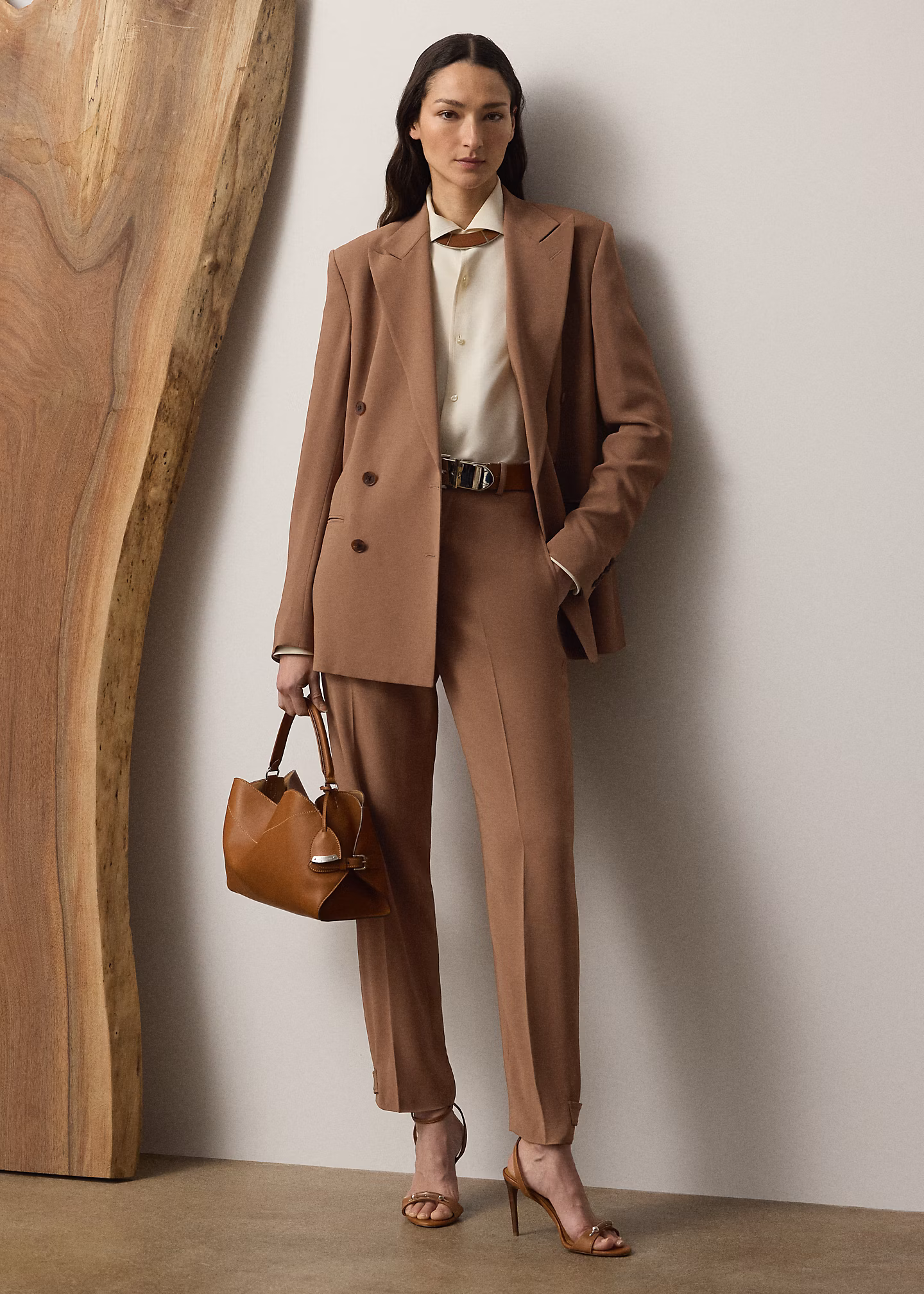 Hose Gillian aus Stretch-Cady - RALPH LAUREN OUTLET