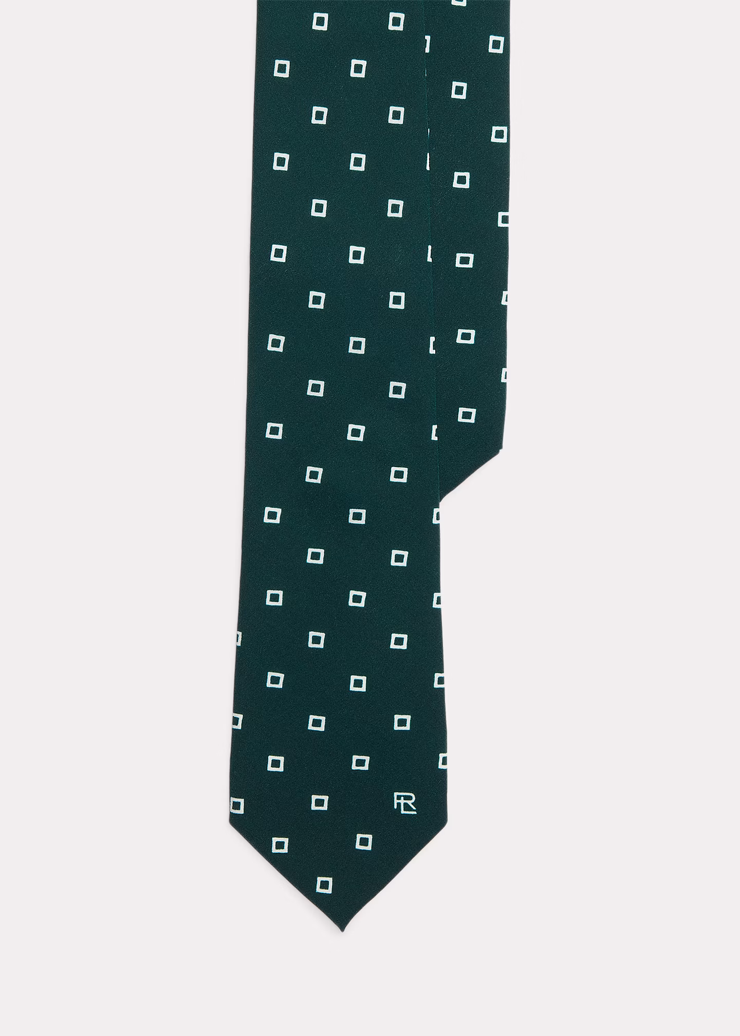 Seidenkrawatte mit Quadratdruck - RALPH LAUREN OUTLET