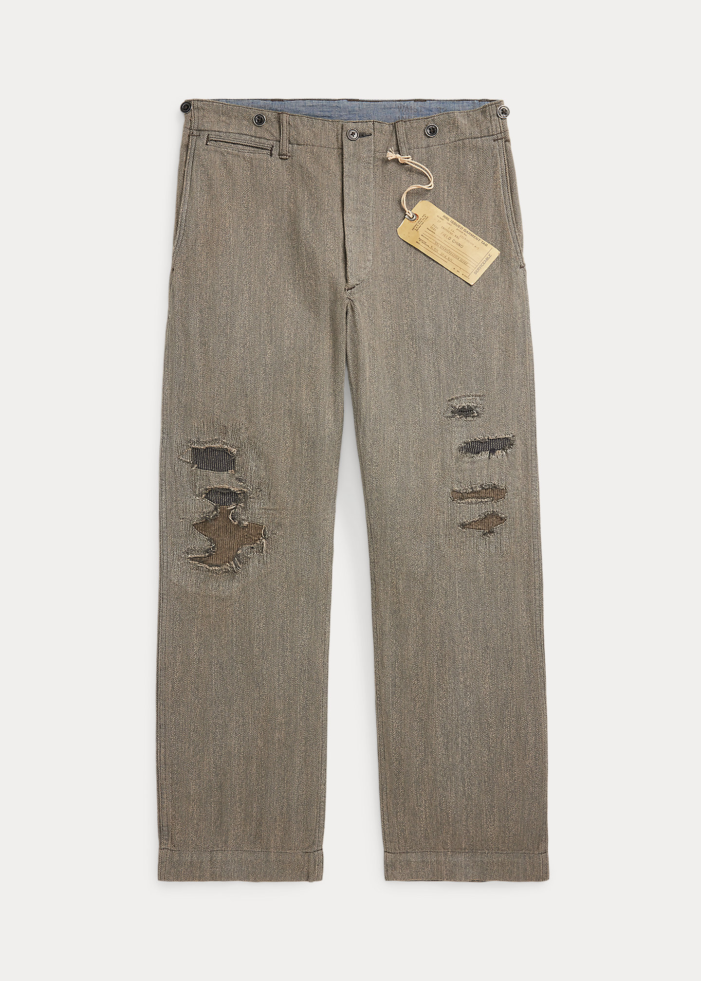 Fischgrat-Twill-Feldhose in Used-Optik - RALPH LAUREN OUTLET