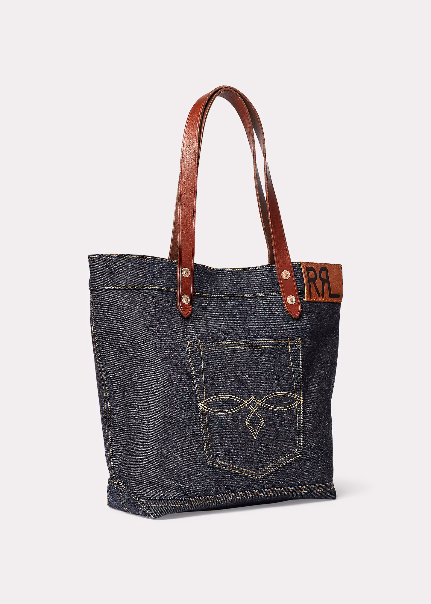 Tragetasche aus Denim - RALPH LAUREN OUTLET