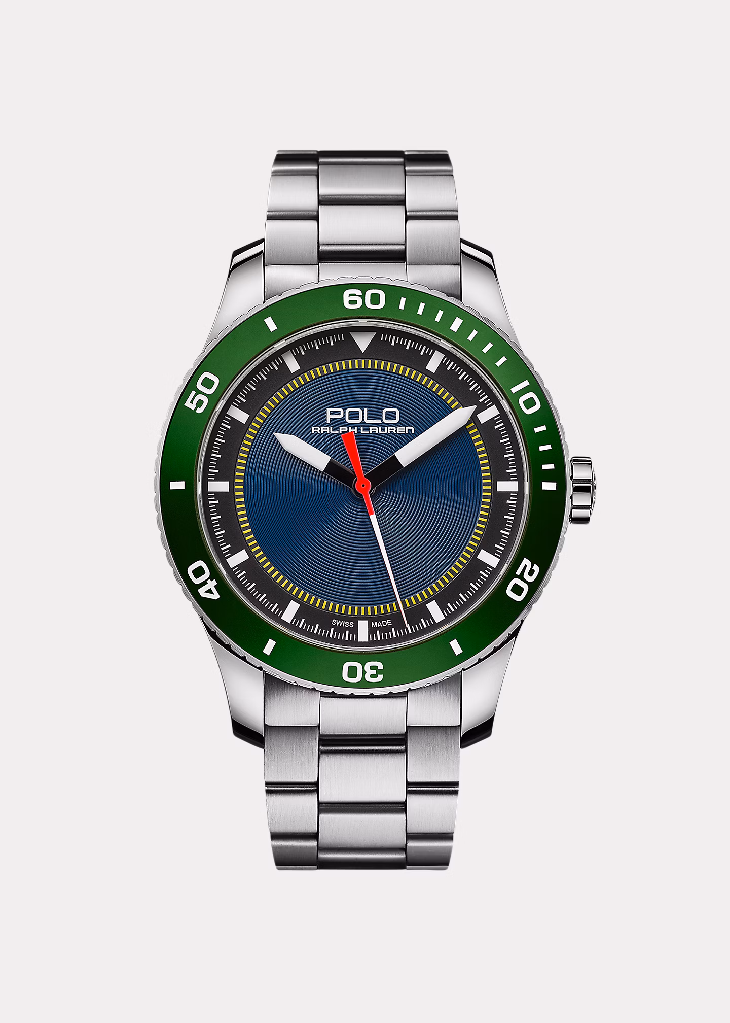 Armbanduhr Polo Sport mit grüner Lünette - RALPH LAUREN OUTLET