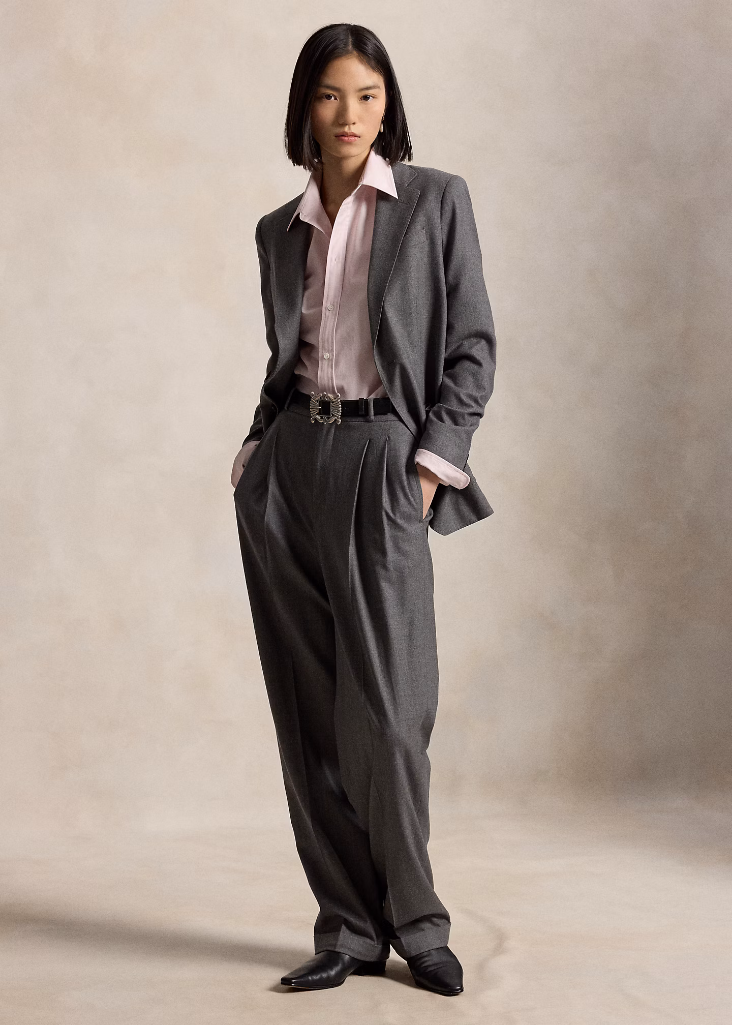 Bacall-Hose aus Wollmischung - RALPH LAUREN OUTLET