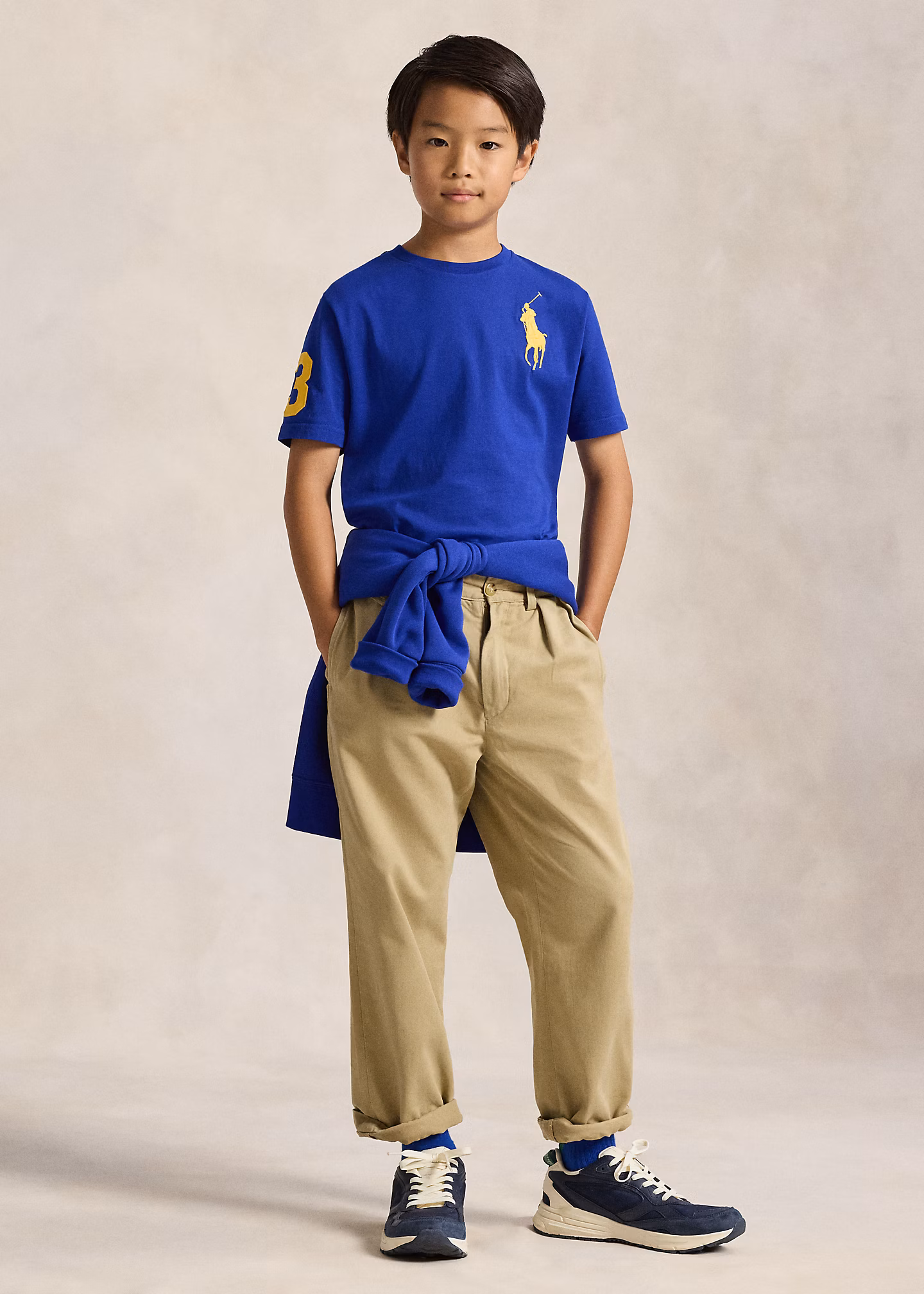 T-Shirt aus Baumwolljersey mit Big Pony - RALPH LAUREN OUTLET