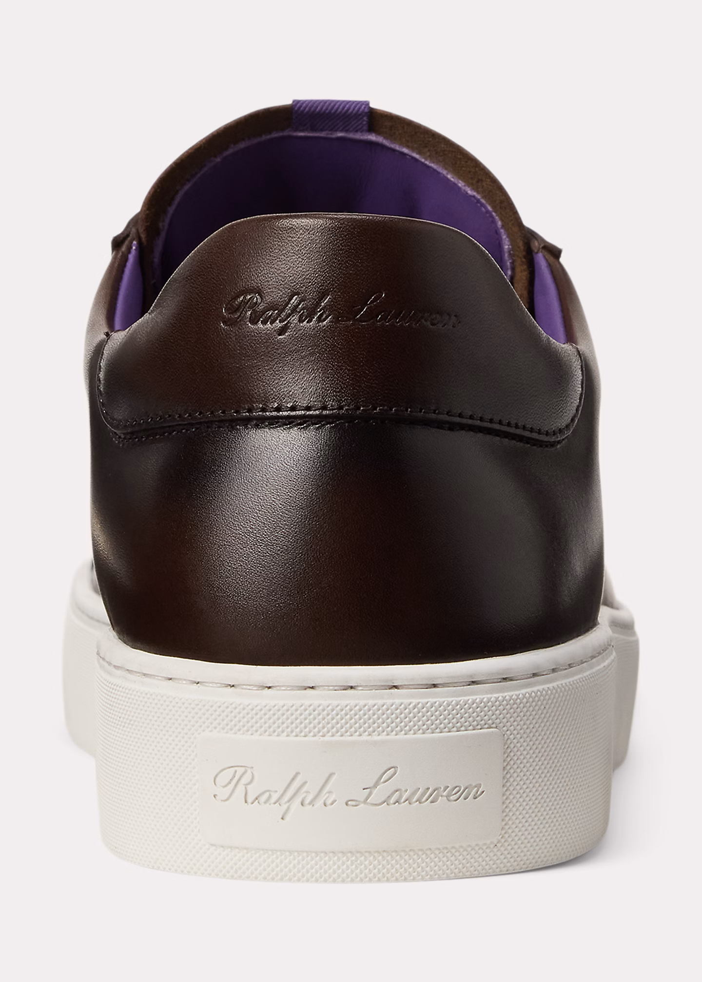 Sneaker Severn aus poliertem Kalbsleder - RALPH LAUREN OUTLET