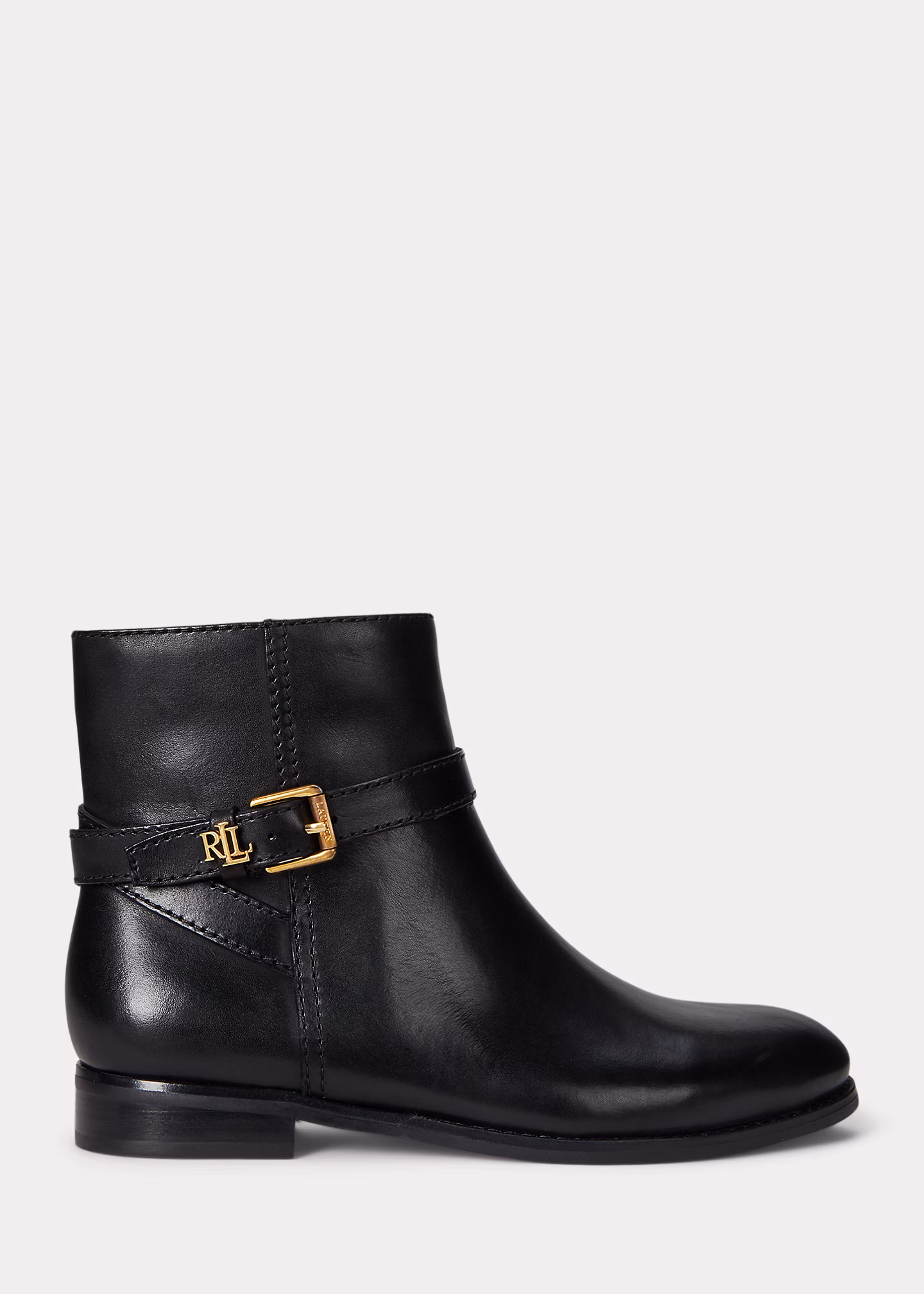 Polierte Lederstiefelette Brooke II - RALPH LAUREN OUTLET