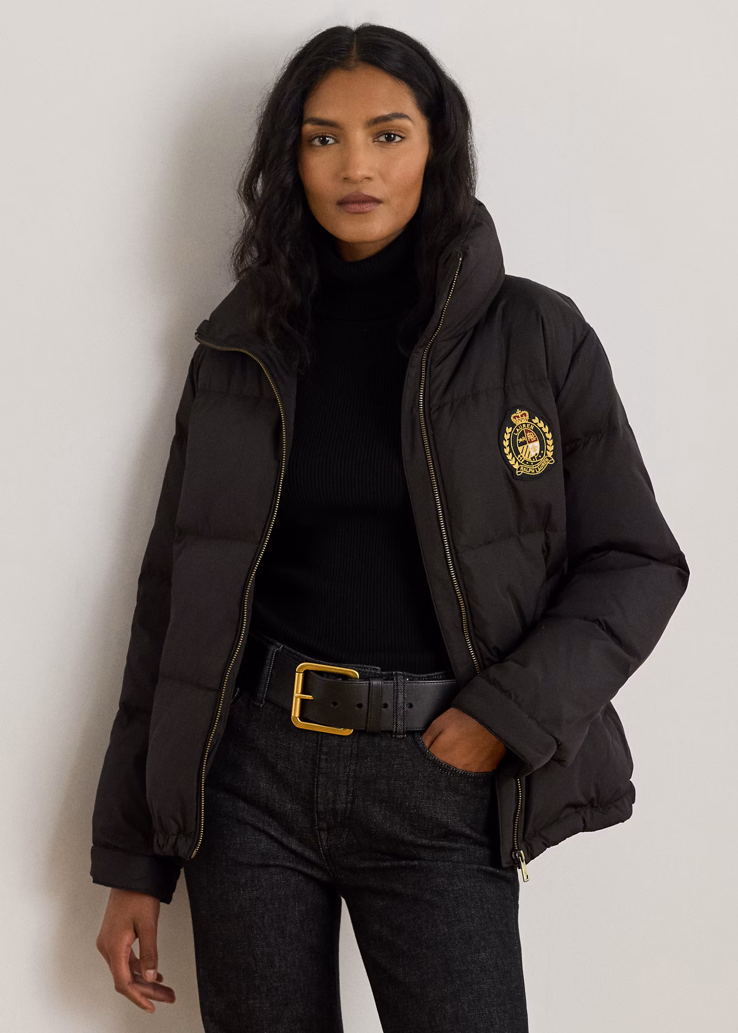 Mantel mit Tunnelkragen und Wappen - RALPH LAUREN OUTLET