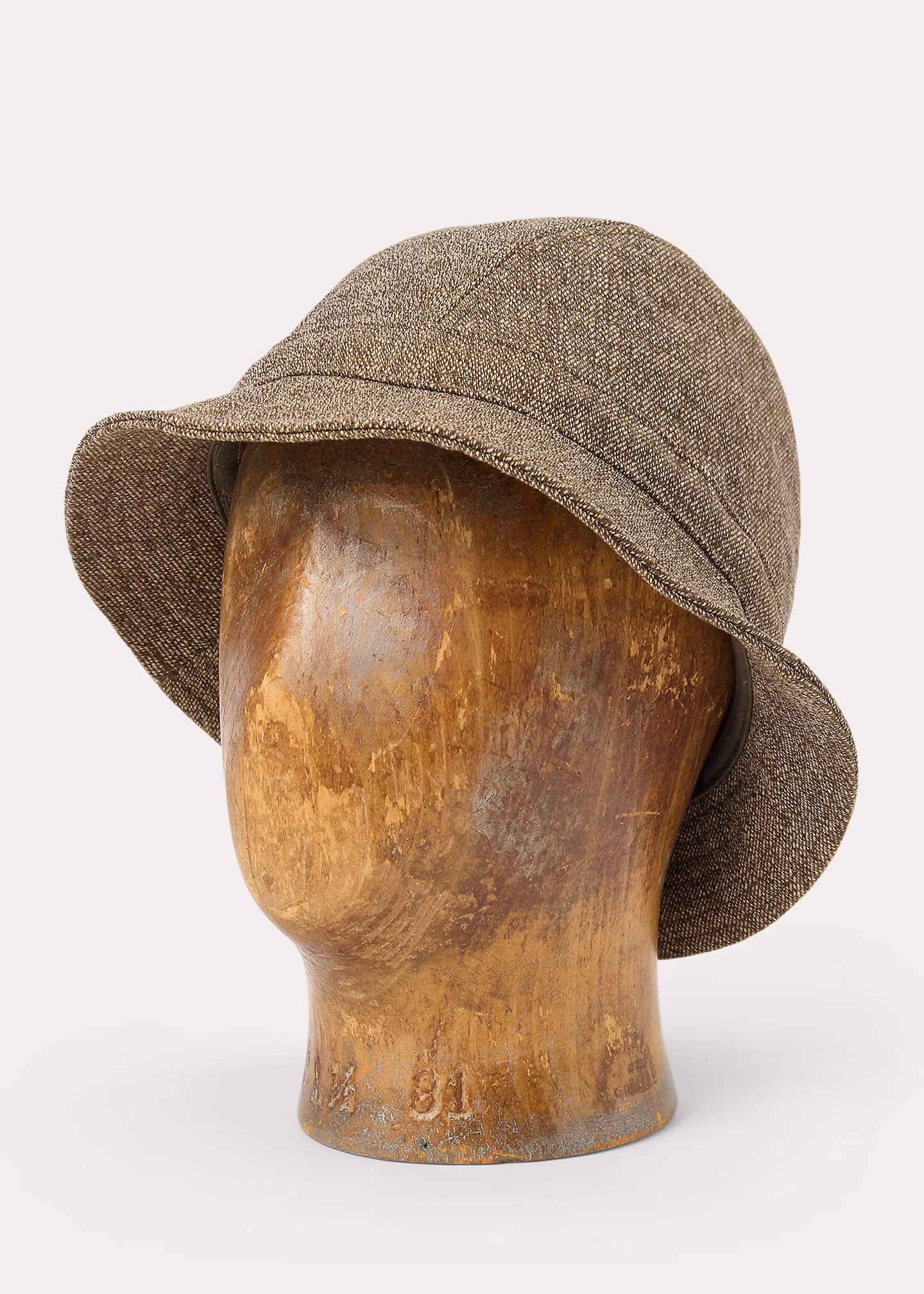 Topfhut aus Jaspé-Twill - RALPH LAUREN OUTLET