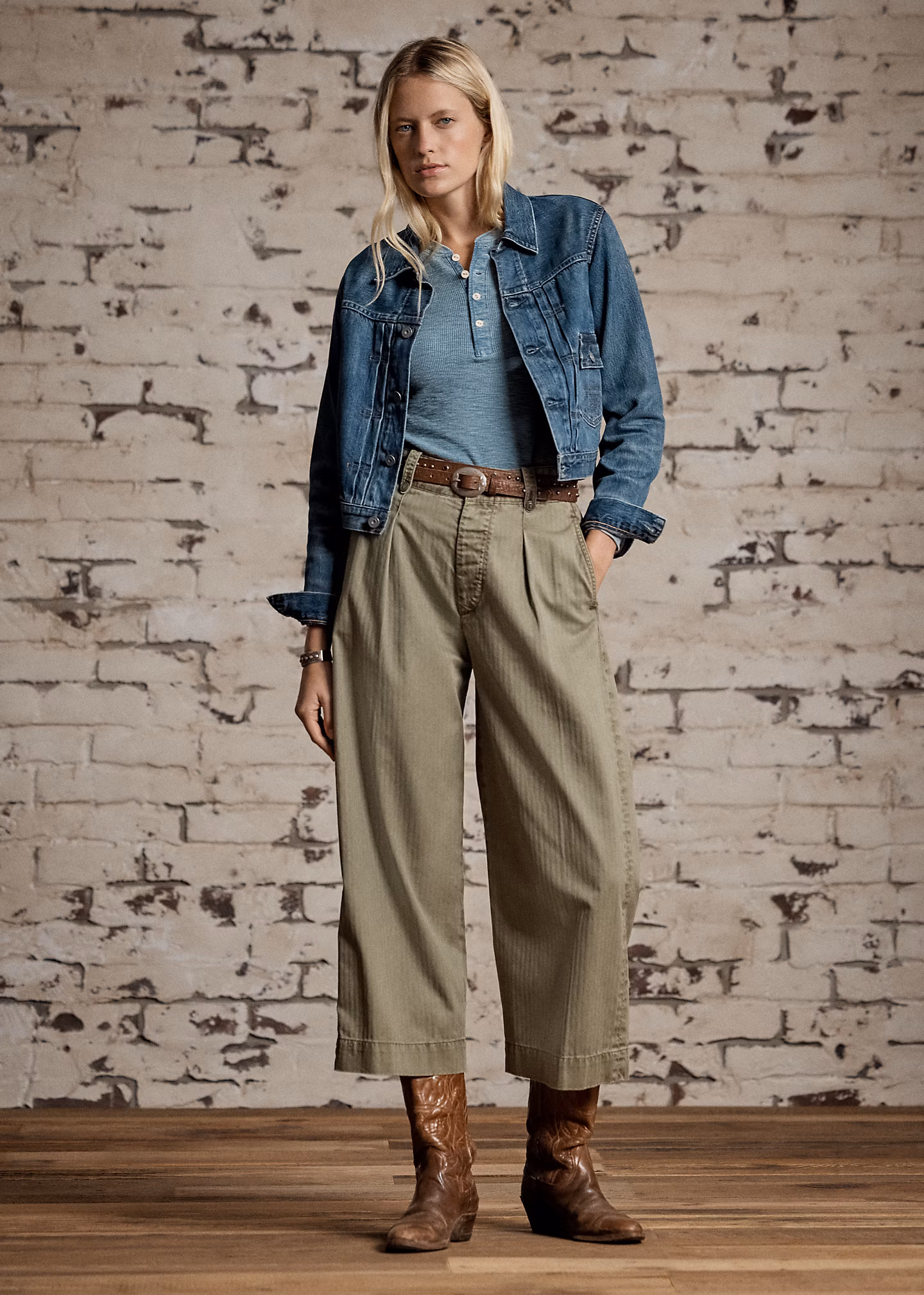 3/4-Baumwollhose mit weitem Bein - RALPH LAUREN OUTLET