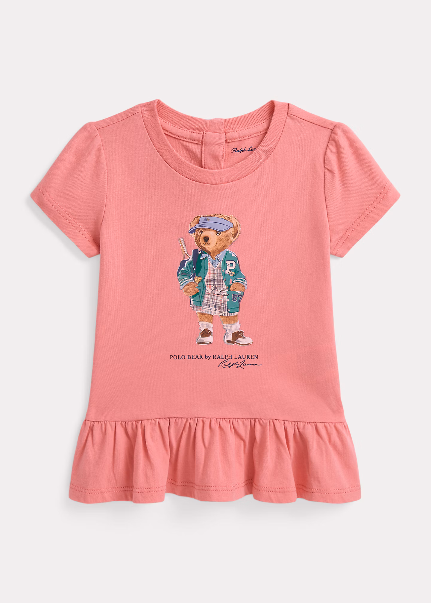 Schößchen-T-Shirt mit Polo Bear - RALPH LAUREN OUTLET