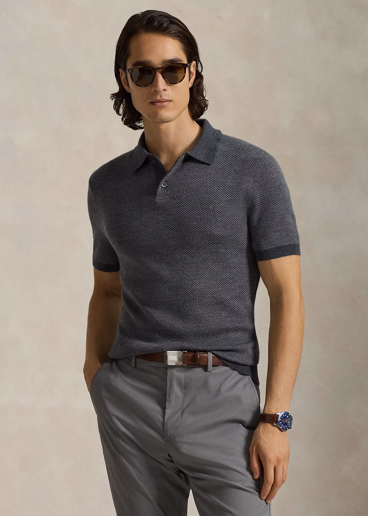 Performance-Pullover mit Polokragen - RALPH LAUREN OUTLET