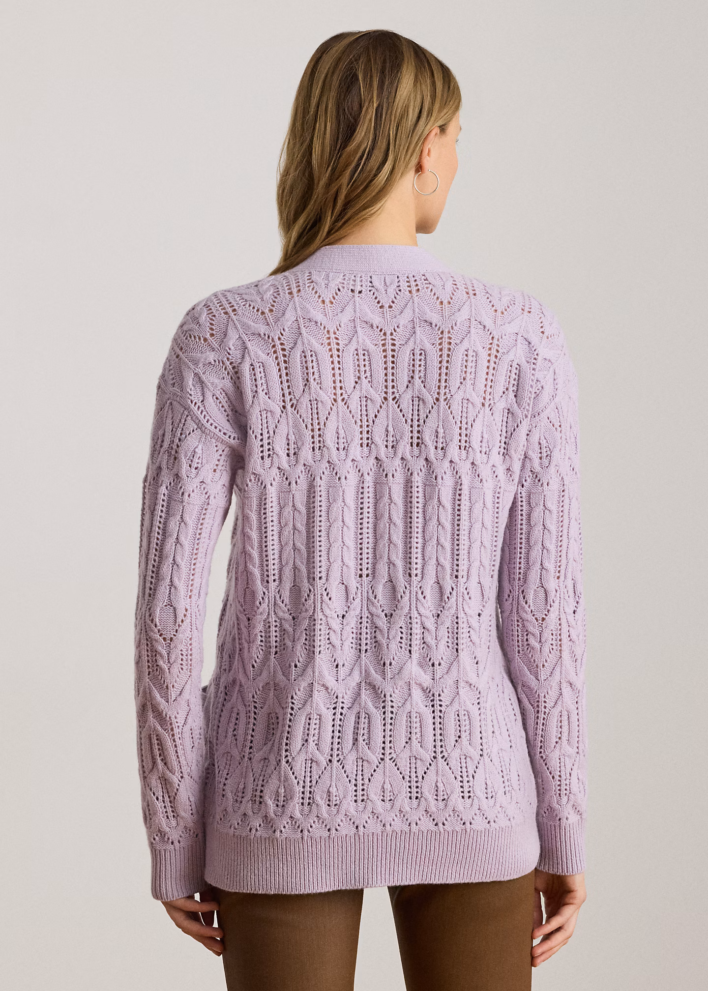 Strickjacke mit Lochmuster - RALPH LAUREN OUTLET