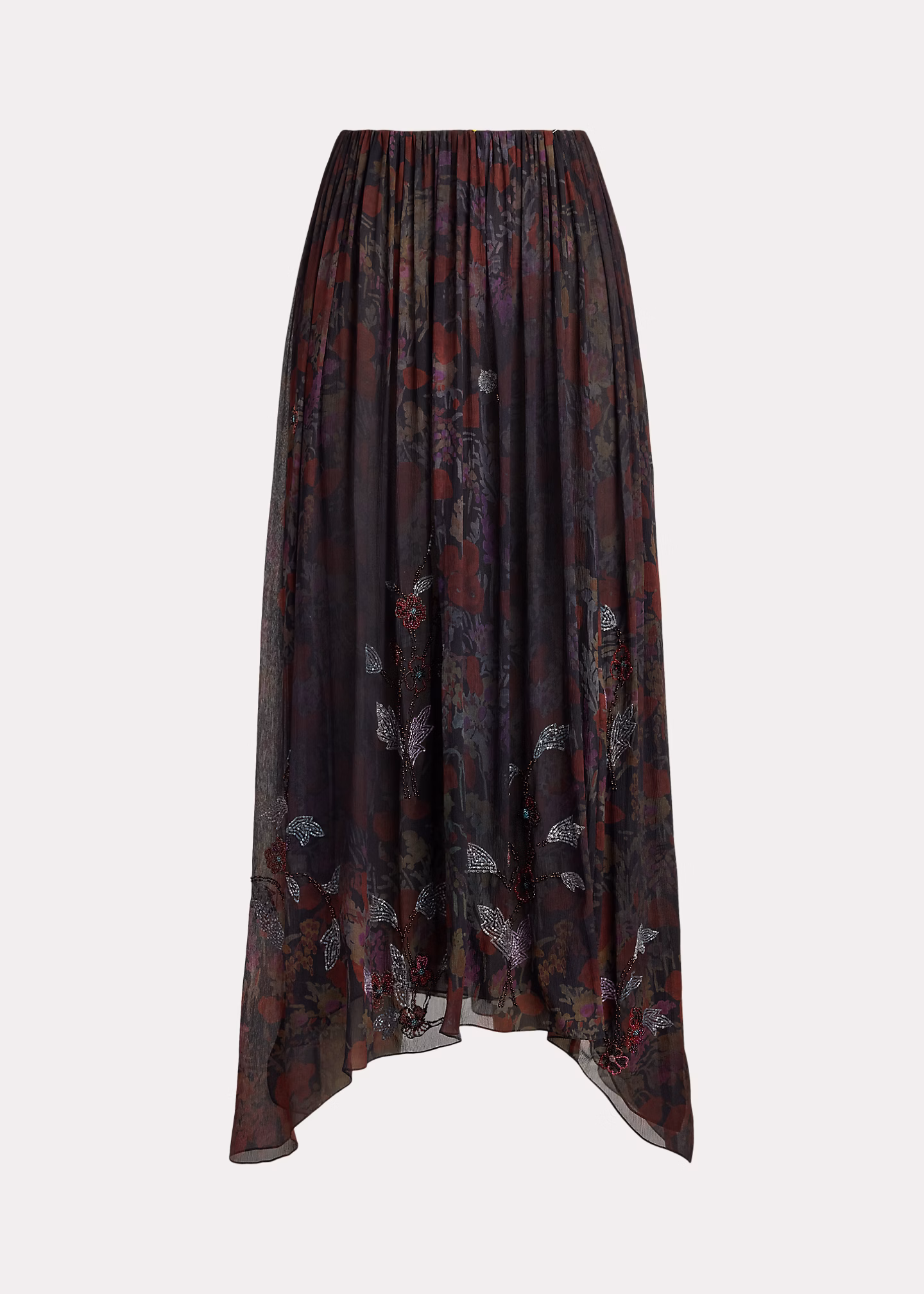 Geblümter Rock Gabriella mit Verzierung - RALPH LAUREN OUTLET