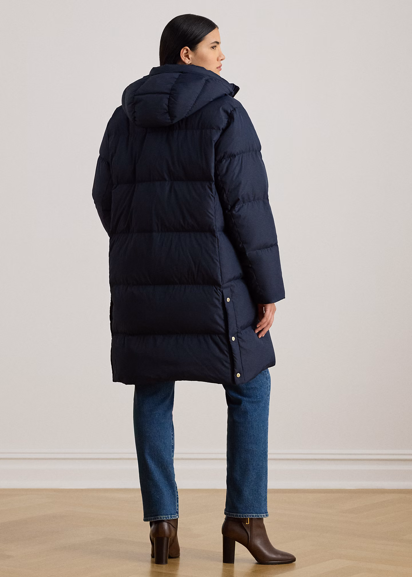 Steppmantel mit Kapuze und Wappen - RALPH LAUREN OUTLET