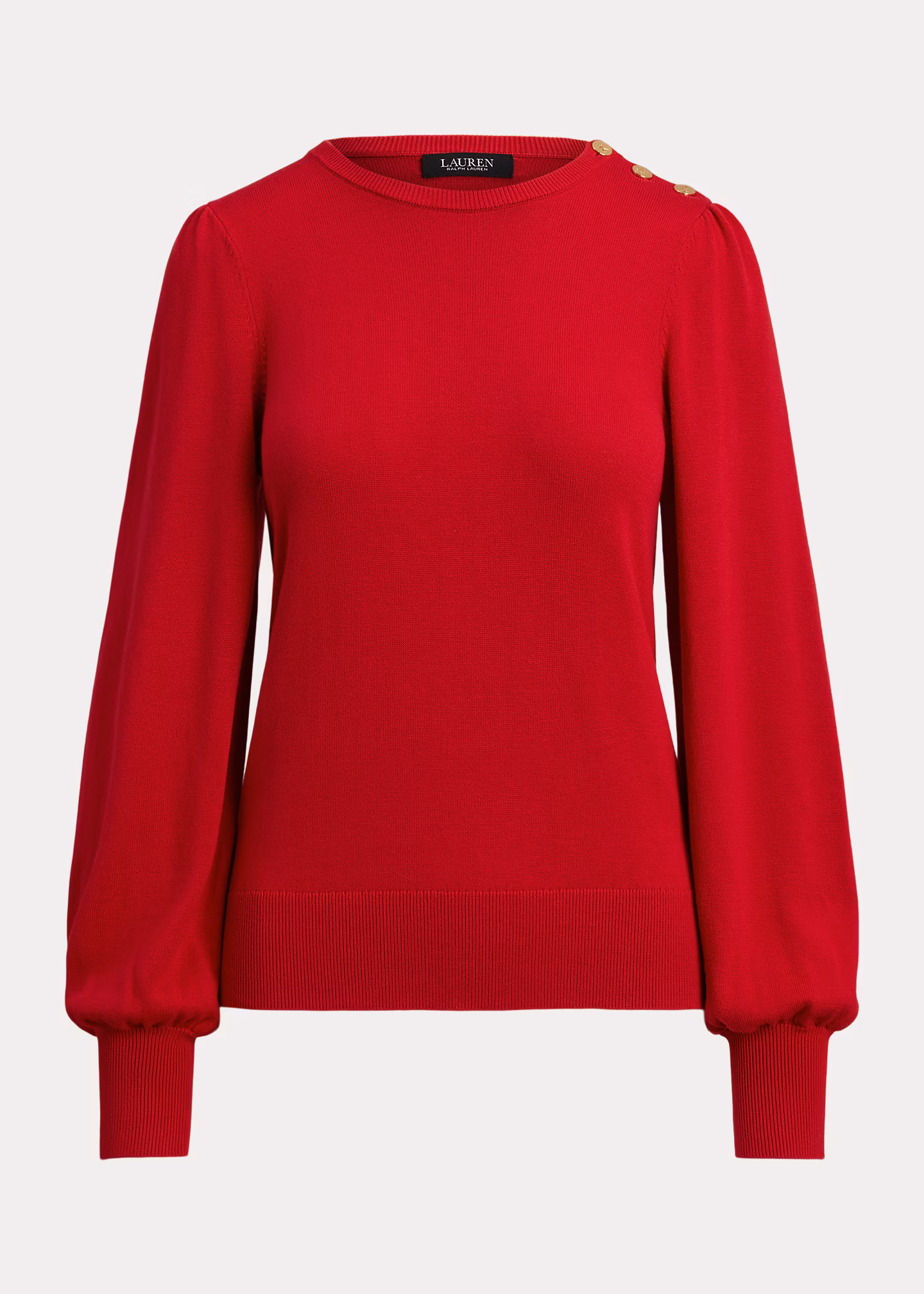 Pullover mit Knöpfen und Puffärmeln - RALPH LAUREN OUTLET