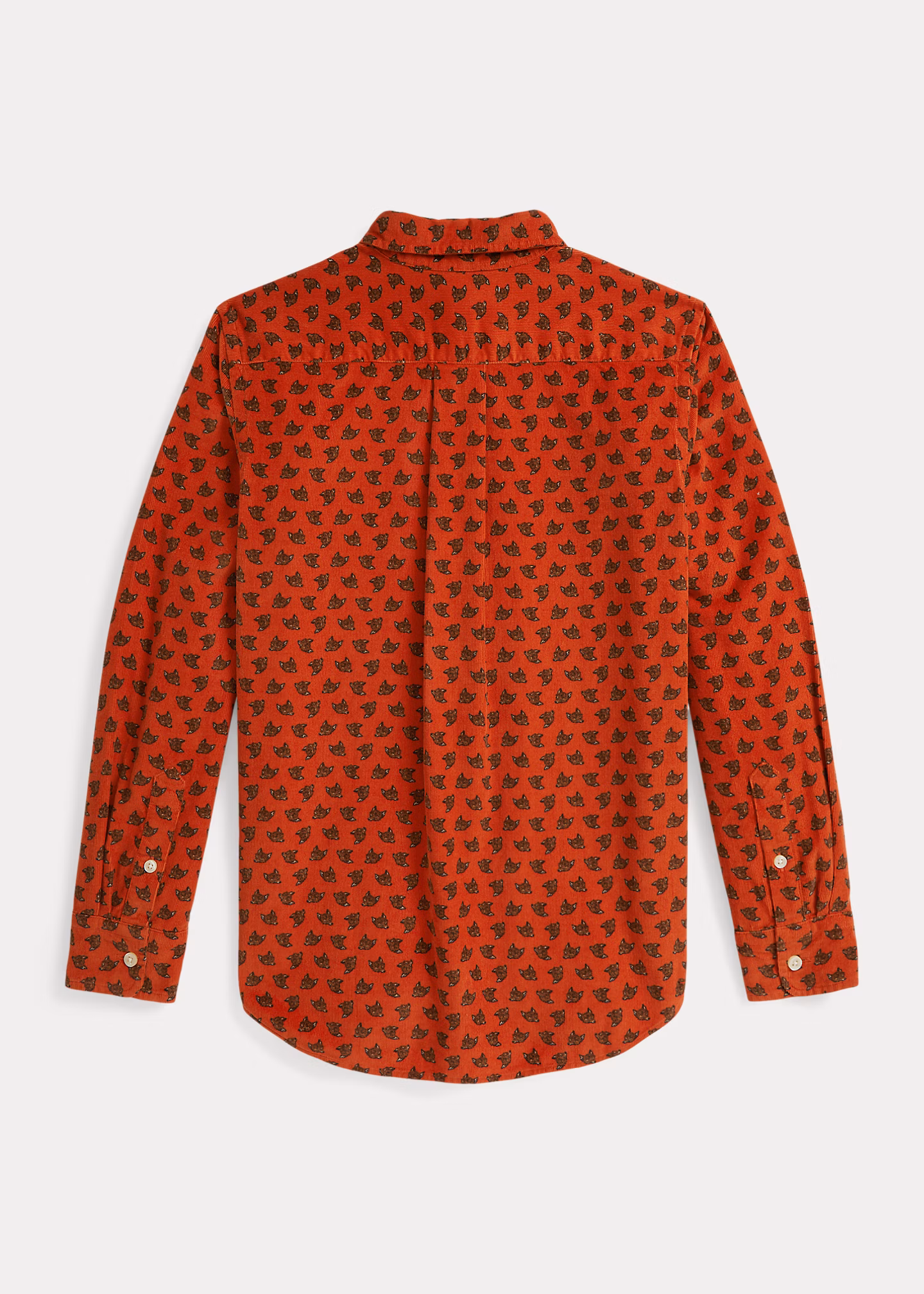 Baumwollkordsamthemd mit Fuchsmotiv - RALPH LAUREN OUTLET