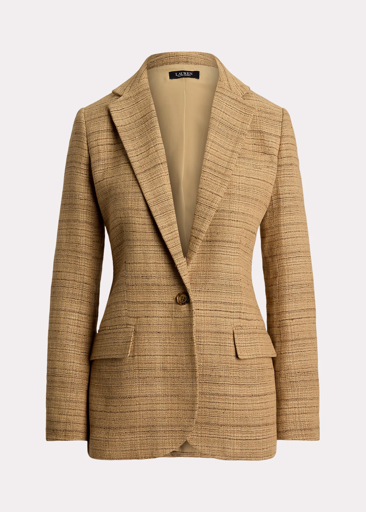 Fischgrat-Tweedblazer aus Leinenmischung - RALPH LAUREN OUTLET