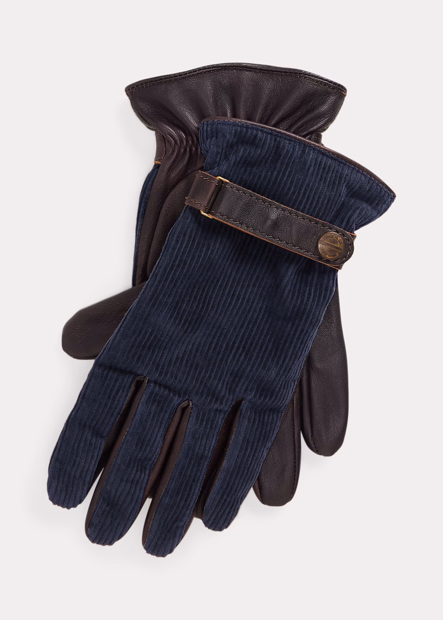Isolierte Kordsamt-Schafleder-Handschuhe - RALPH LAUREN OUTLET
