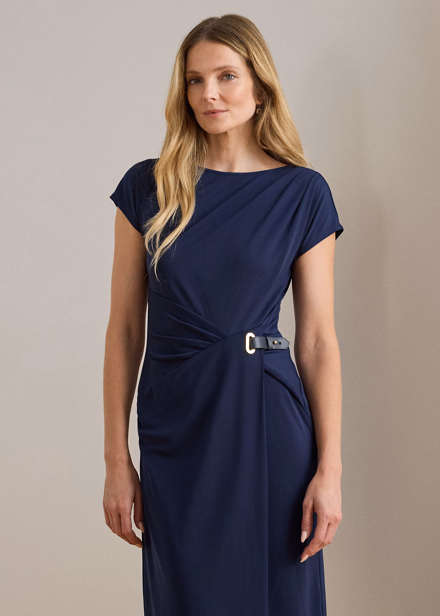 Stretchjerseykleid mit Schnalle - RALPH LAUREN OUTLET