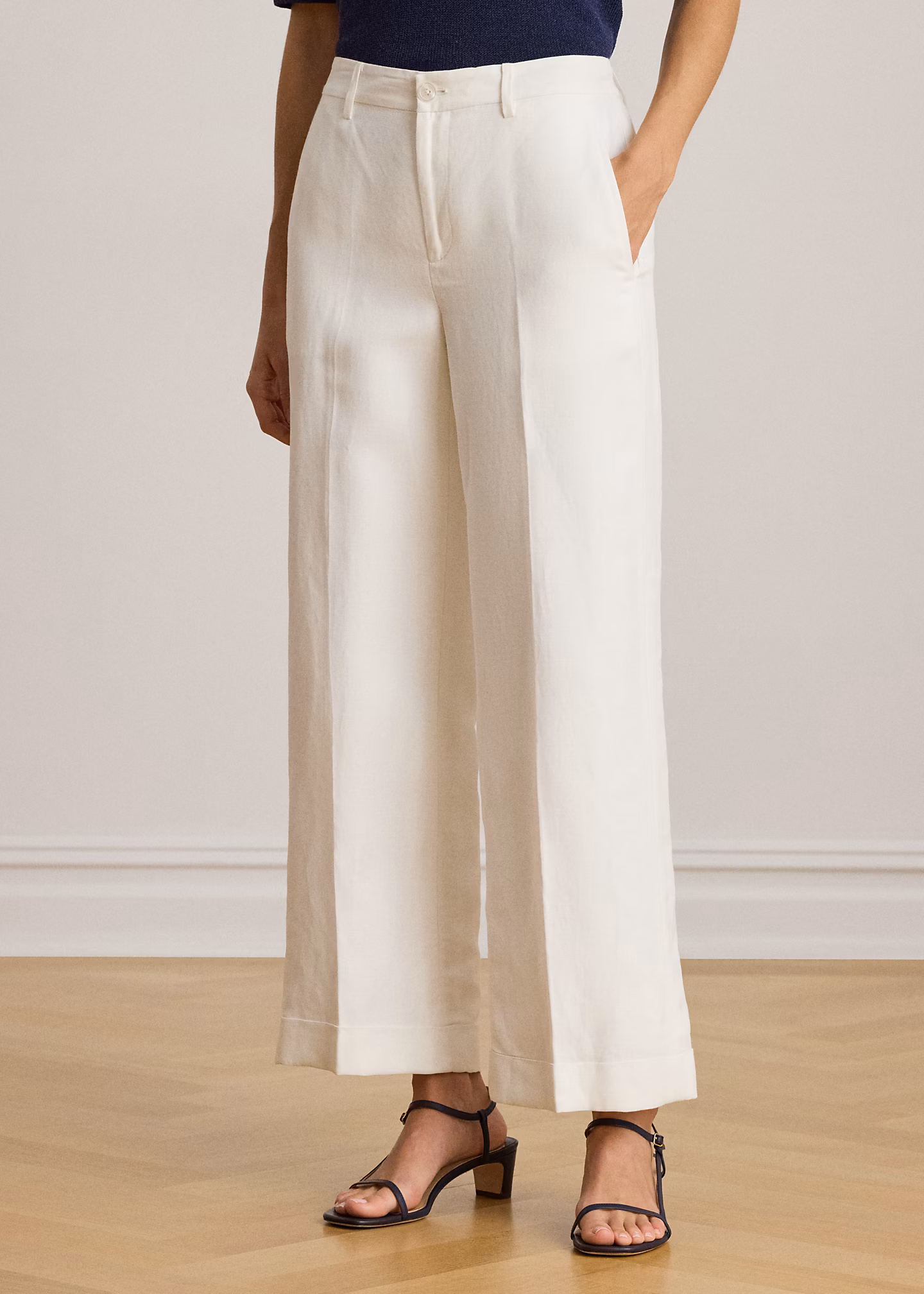 Twillhose in 3/4-Länge mit weitem Bein - RALPH LAUREN OUTLET