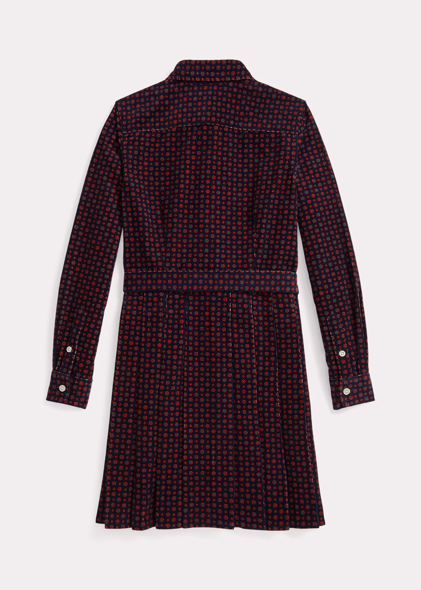 Kordsamt-Hemdkleid mit Gürtel - RALPH LAUREN OUTLET