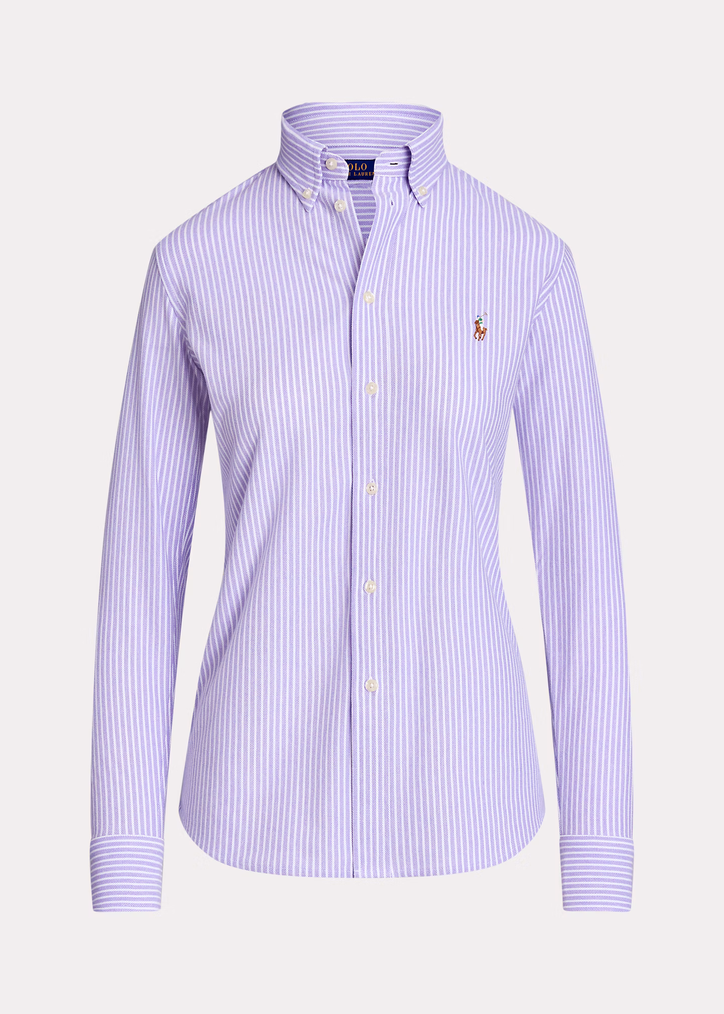 Gestreiftes Hemd aus Baumwolloxford - RALPH LAUREN OUTLET