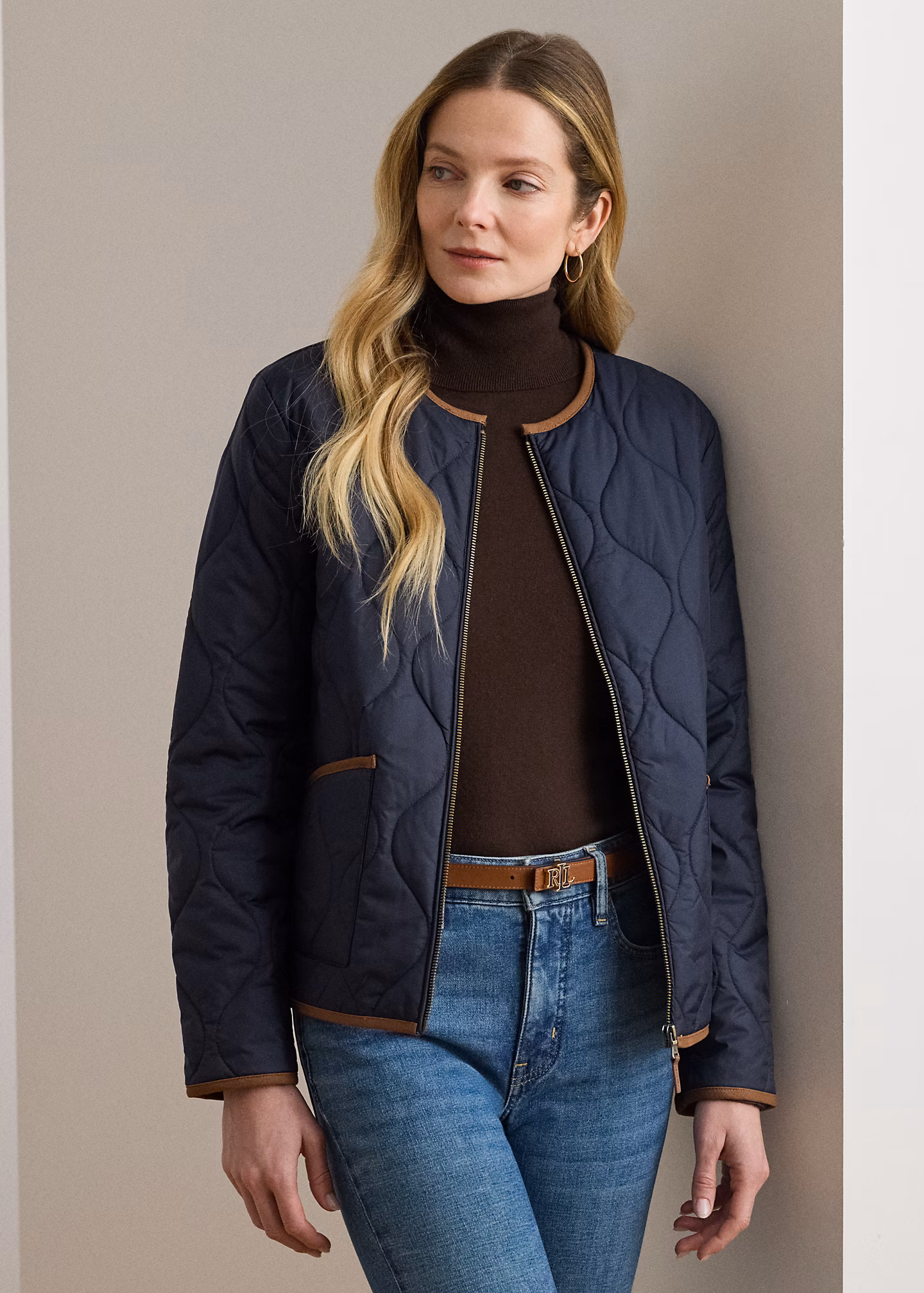 Zwiebelsteppjacke mit Twillbesatz - RALPH LAUREN OUTLET